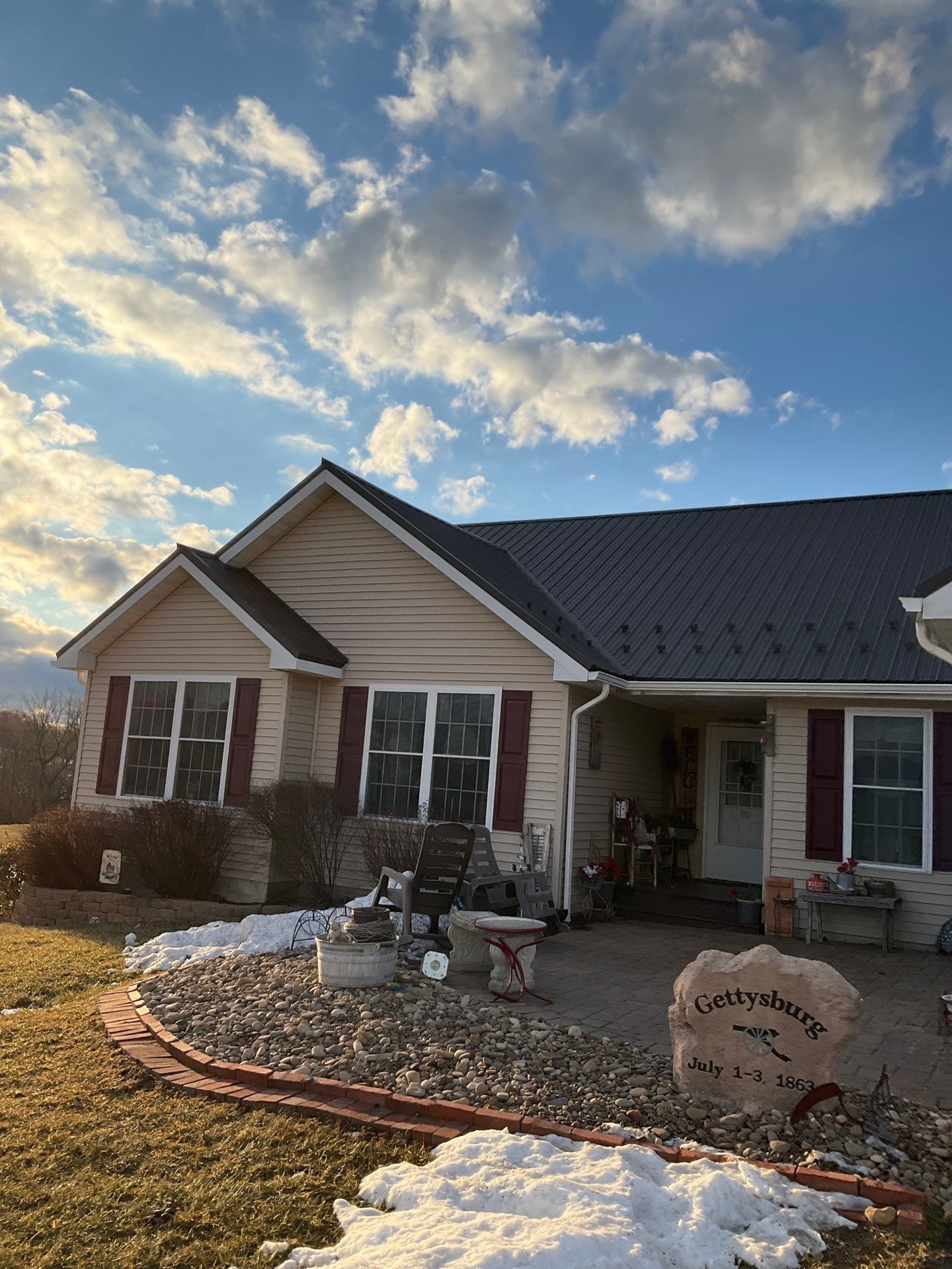 Standing Seam Metal Roof Replacement in Pine Grove by Esh Builders