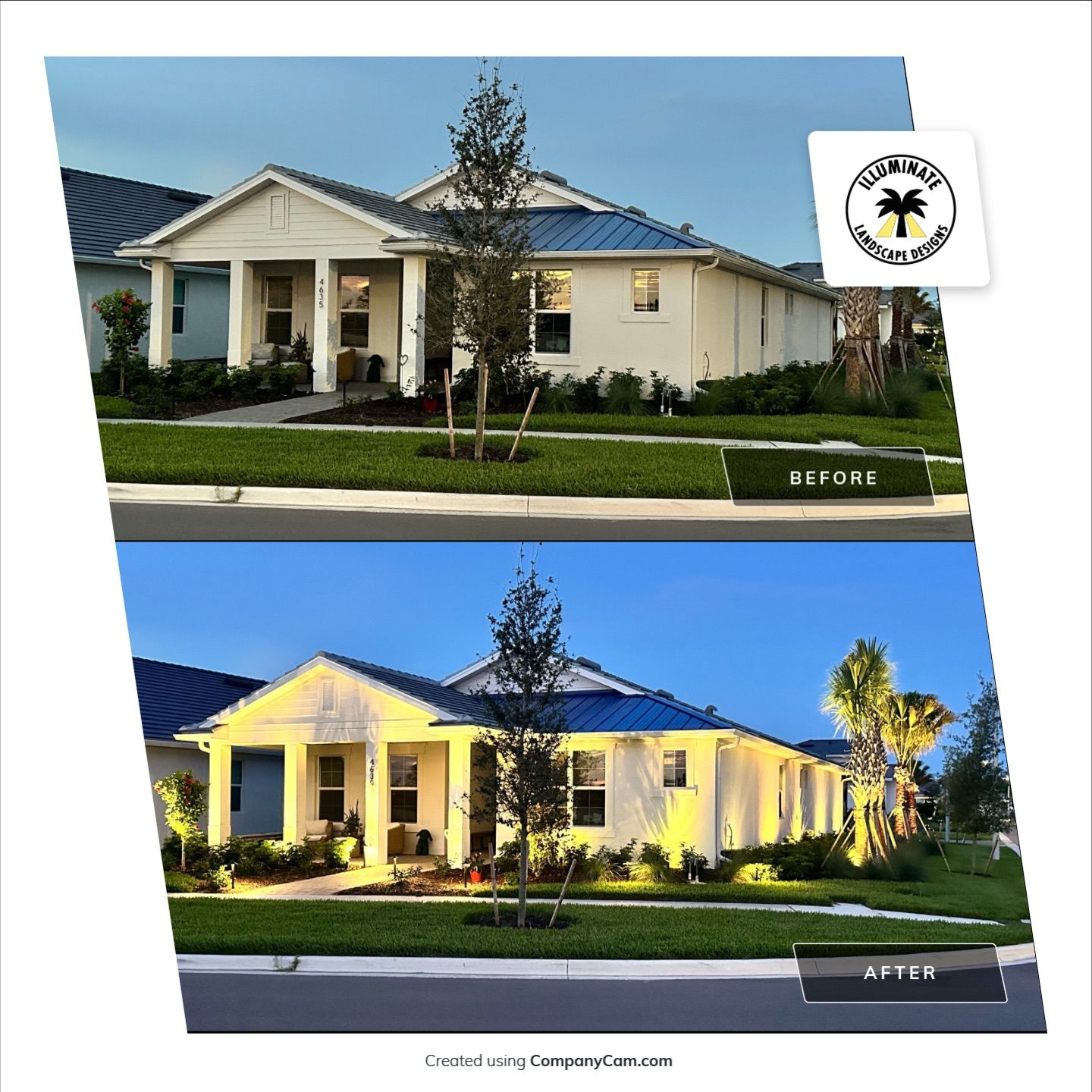 Architectural and Landscape Lighting Installation in Bradenton, Florida by Illuminate Landscape Designs