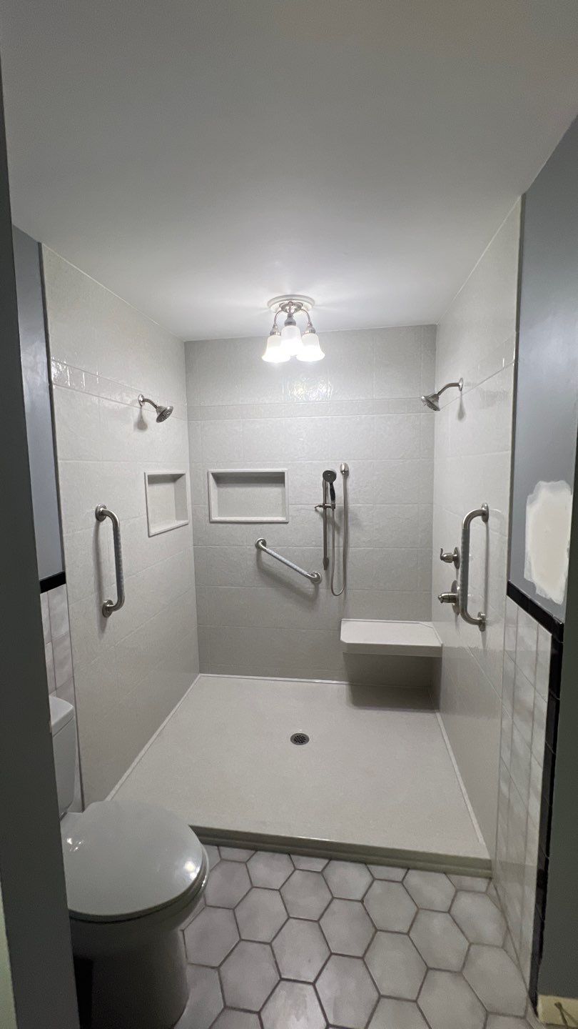 Tub to Walk-In Shower Installation in Port Ewen, NY  by Yankee Home Improvement