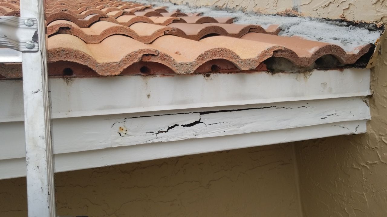 Clay Tile Roof Repair and Fascia Restoration in Boca Raton by Aastro Roofing