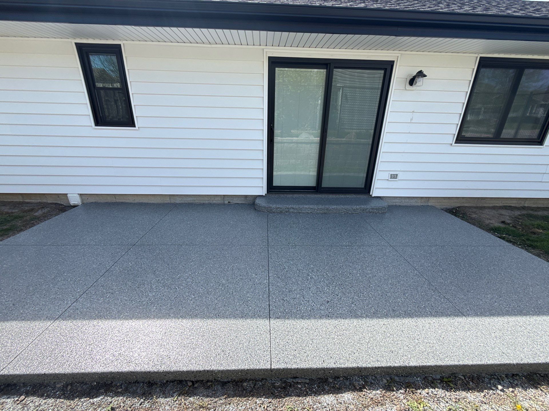 Indianola Porch Transformation by Revival Concrete Coatings