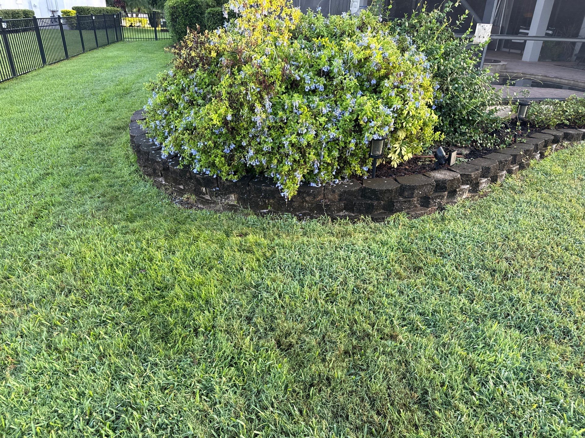 Tile Roof, Paver Pool Deck & Flowerbed Curbing Cleaning | Winding River Bradenton, FL Transformation by Sunshine AquaWash