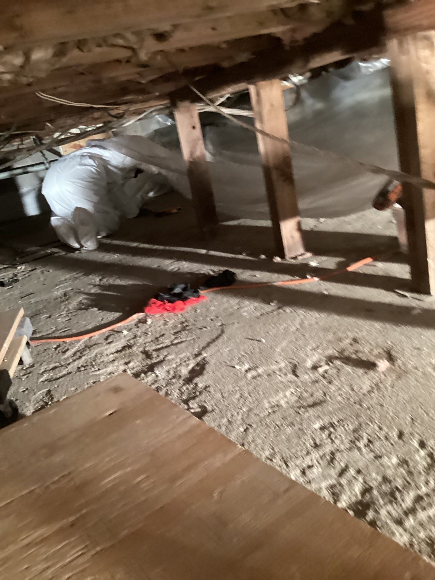 Crawlspace cleaning by Newhouse Restoration