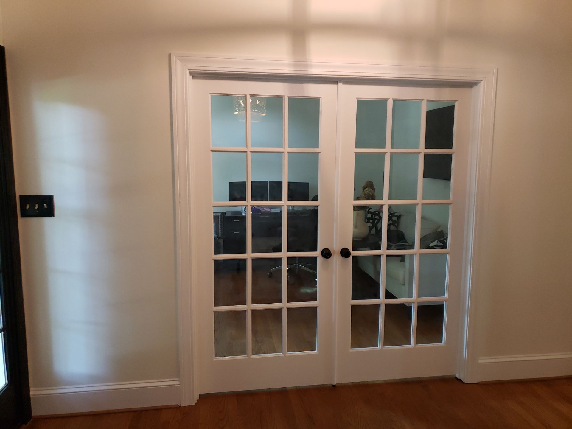 Custom Office Door: A Seamless Fit! by A Step Above Handy LLC 