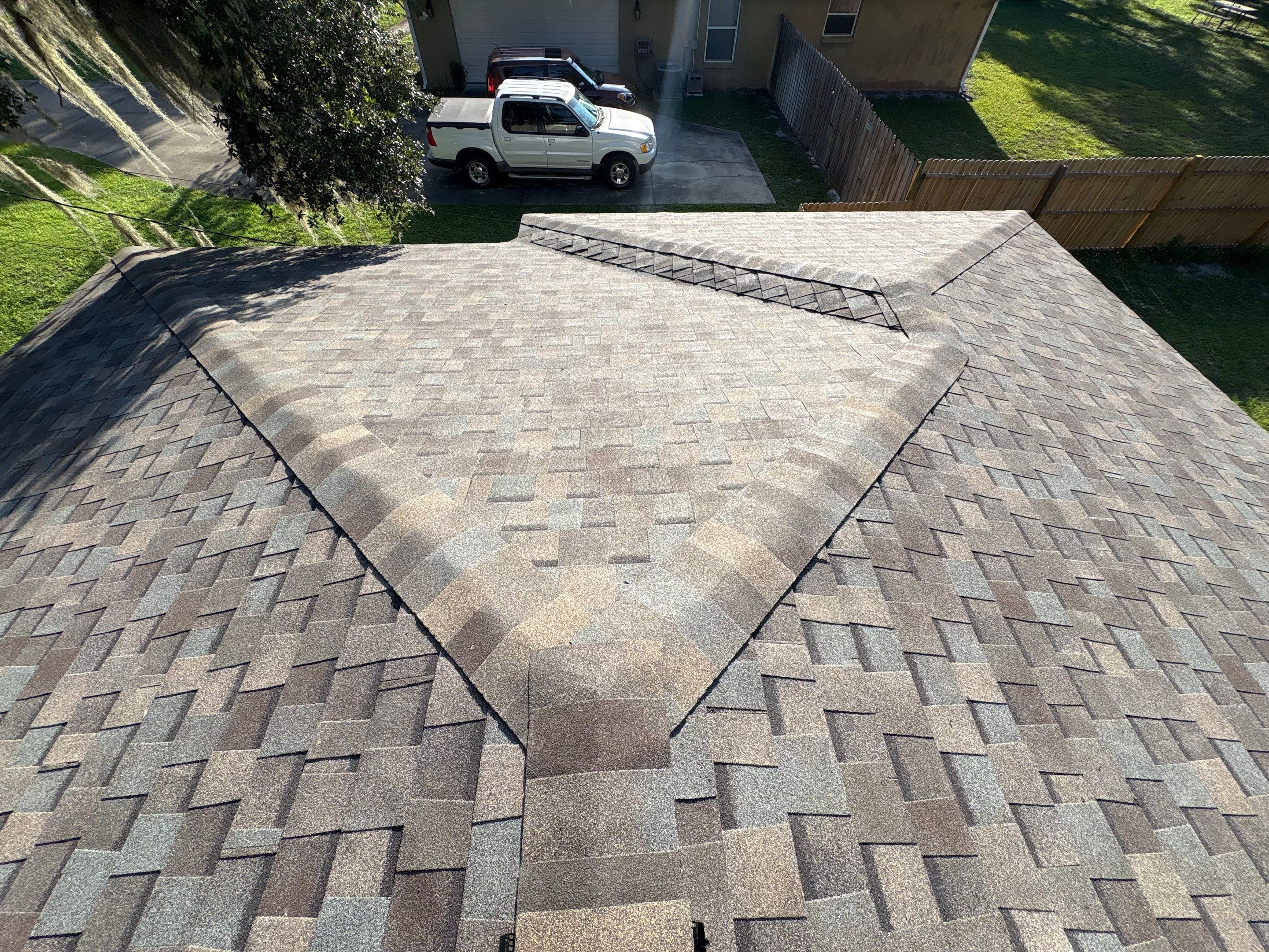 DeBary Residential Roof Replacement with Atlas Pinnacle Shingles and Wood Repair by Pinnacle Roofing Group