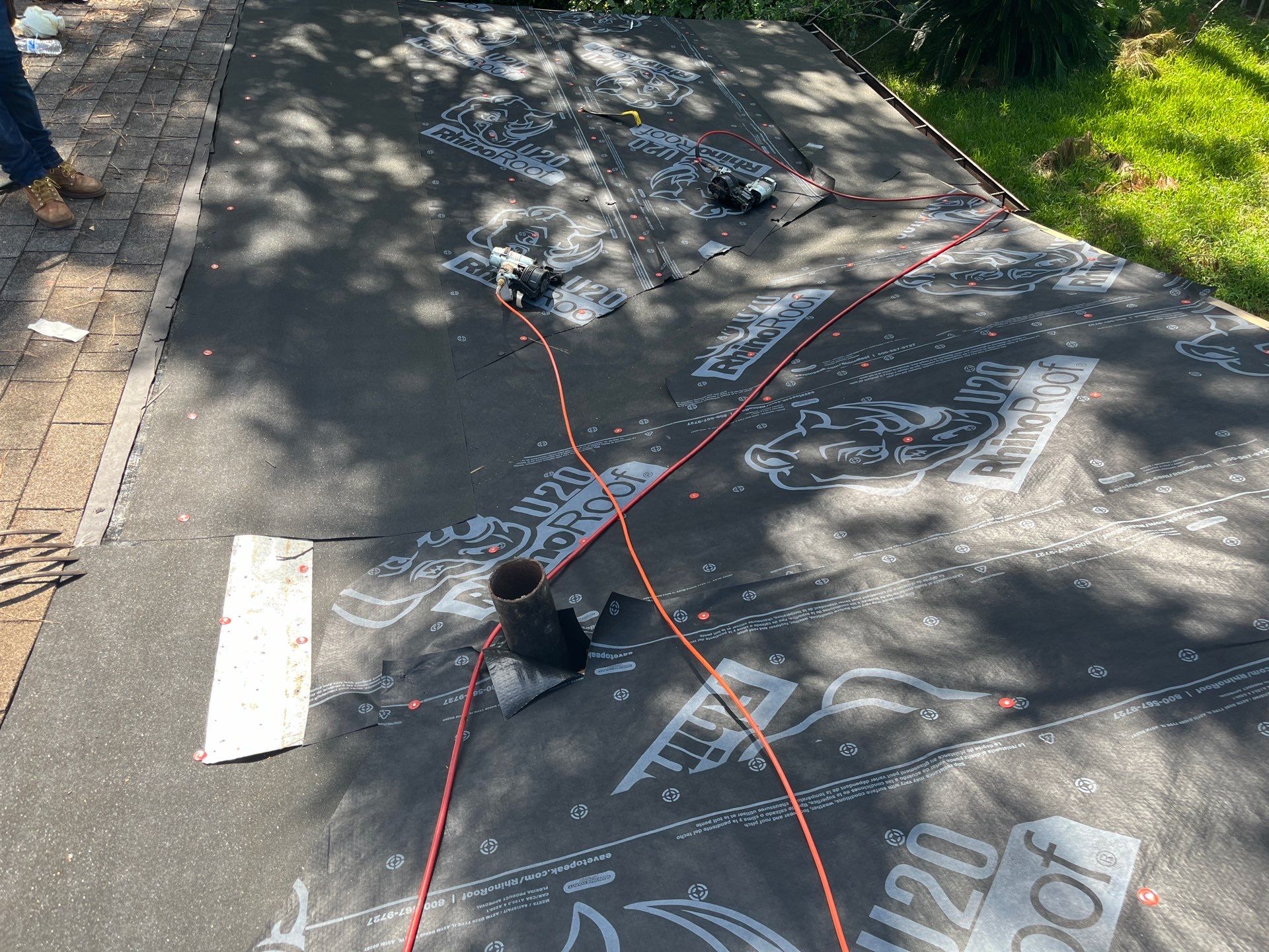 Residential Roofing Installation using Owen's Corning Duration (Lifetime) Shingles by Roof Repair Company