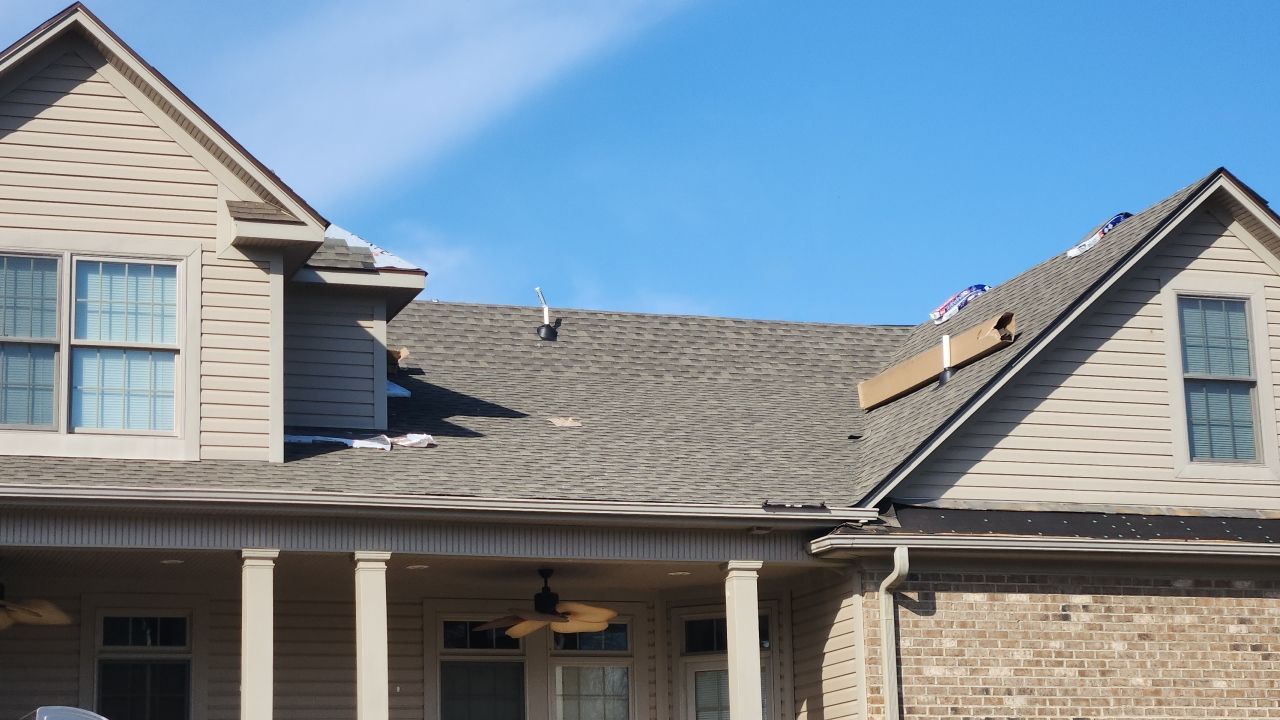GAF Weathered Wood and Custom Copper by Just In Time Roofing and Restoration