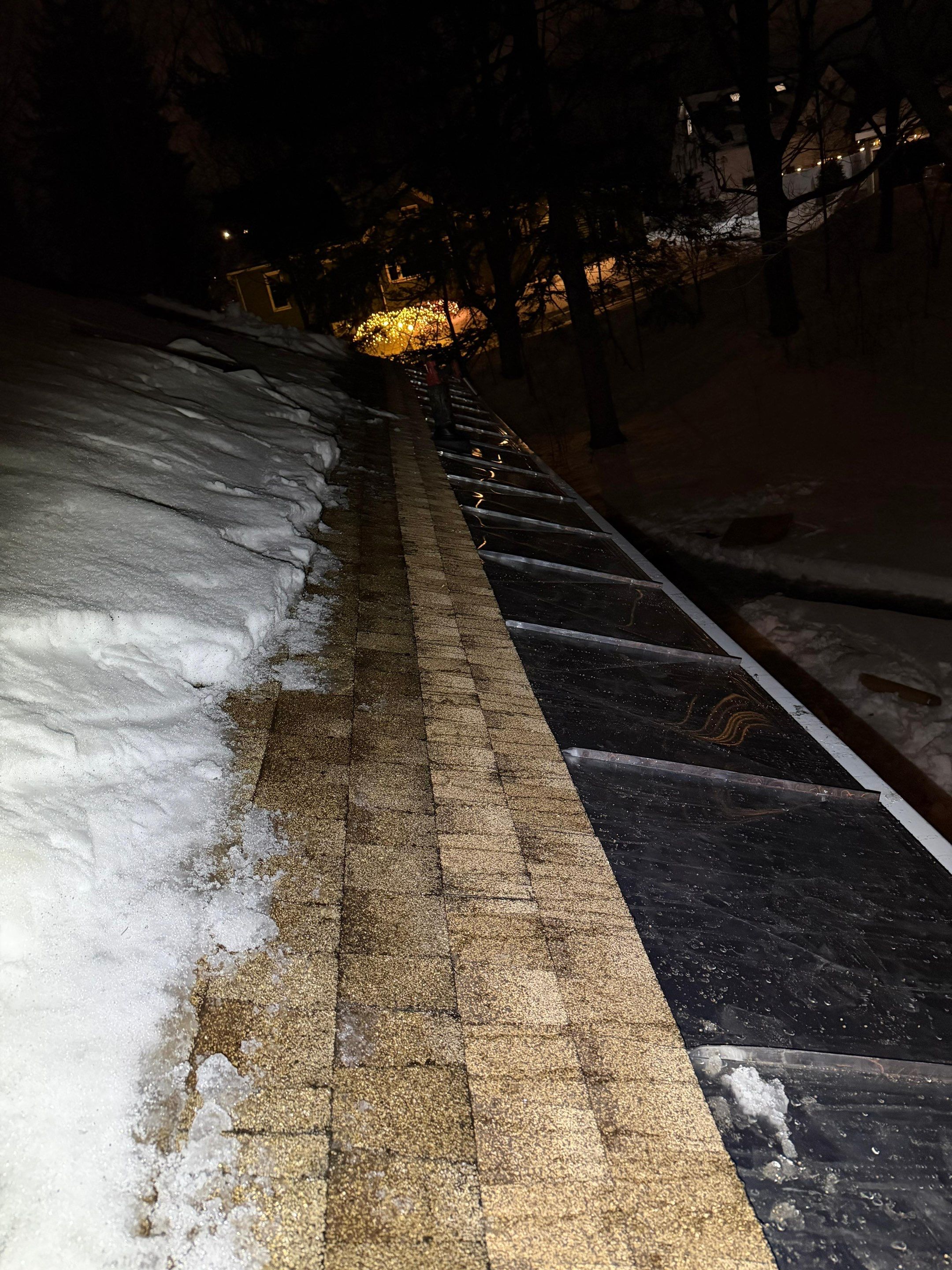 Snow/Ice Belt & Ice Dam Removal Project in Woburn by Mighty Dog Roofing of Greater Middlesex County