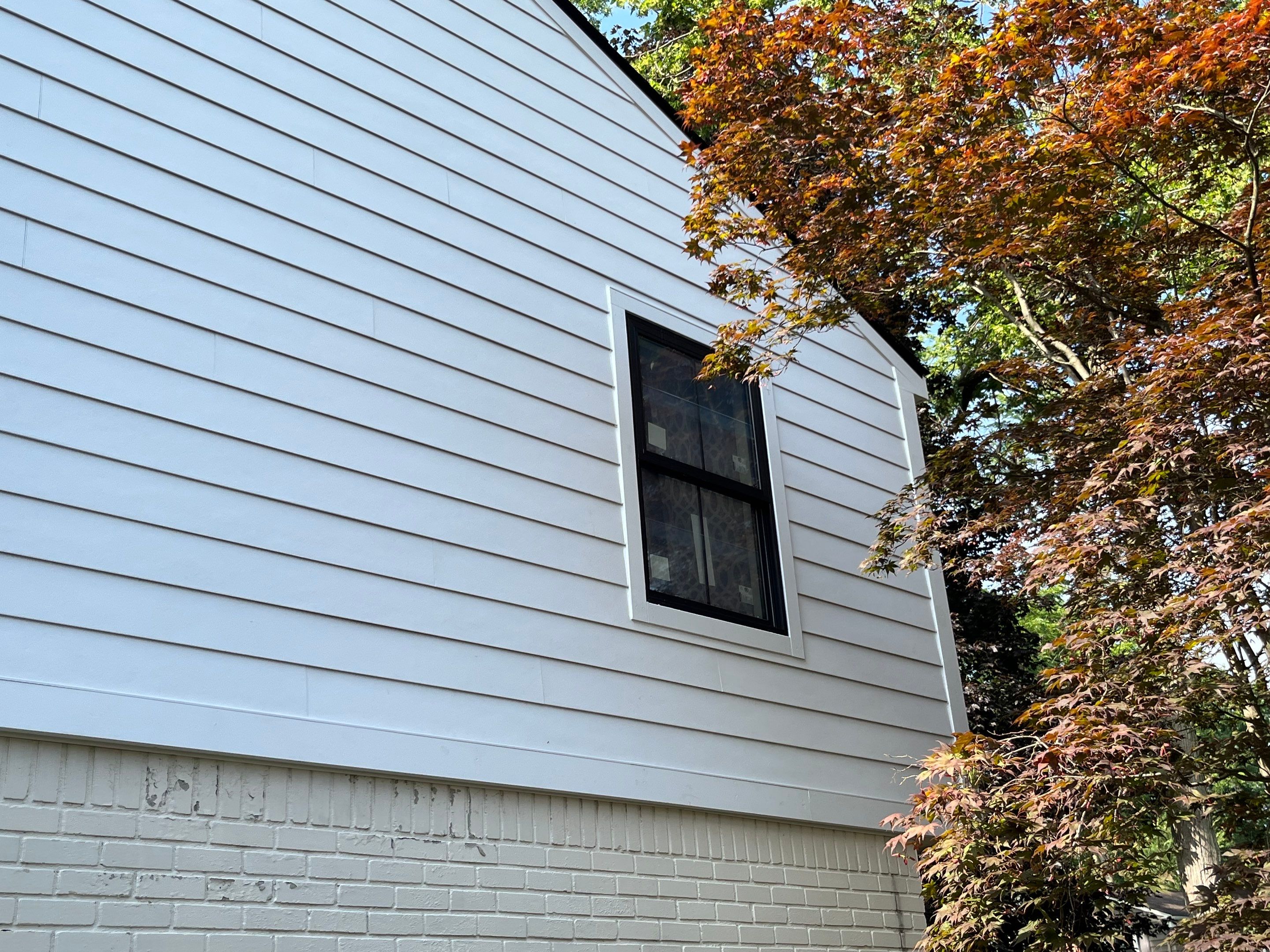 Siding Replacement using Hardie Plank S8 1/4"  Arctic White by 180 Contractors
