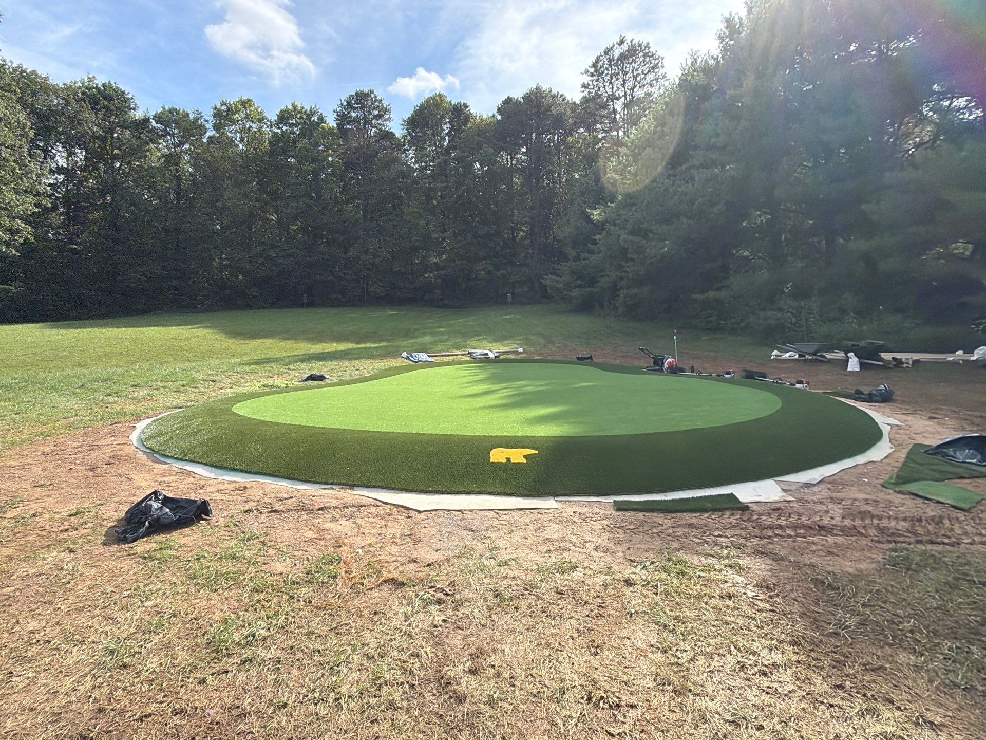 Airbnb Custom Green Install by Hocking Hills by Southwest Greens Midwest