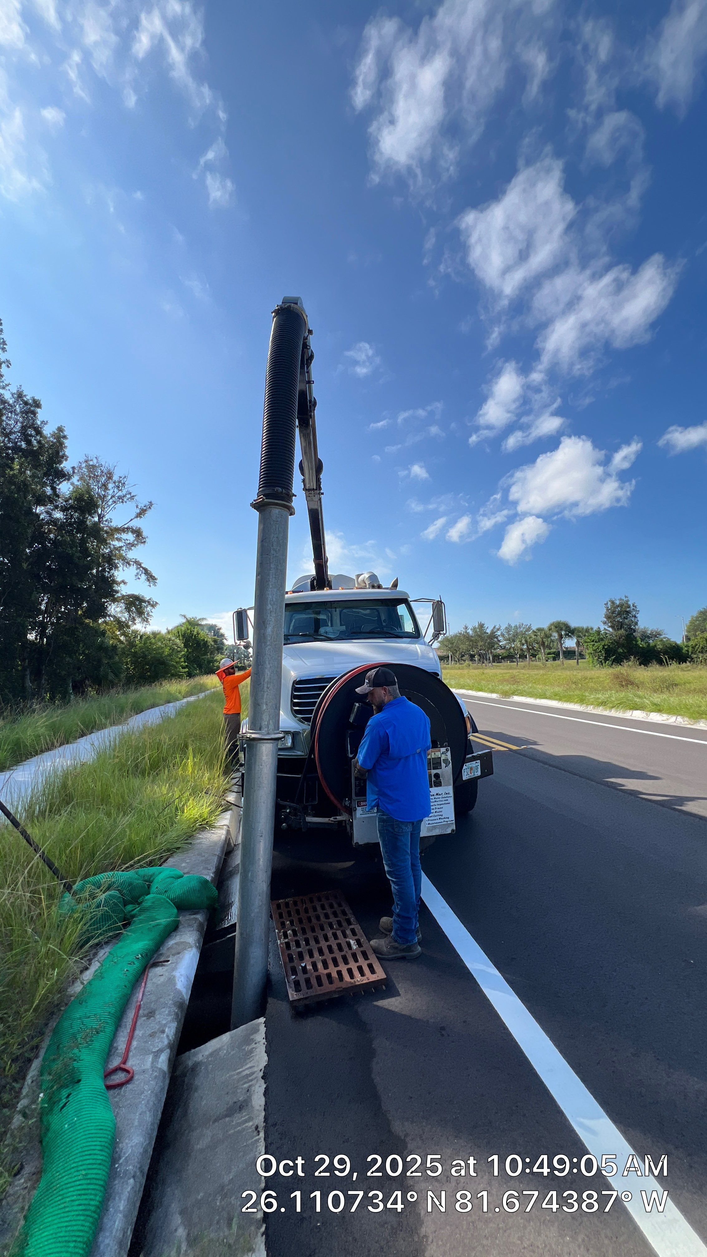 New Construction Road off Rattlesnake in Naples by Don Mar, Inc. Storm Water Solutions