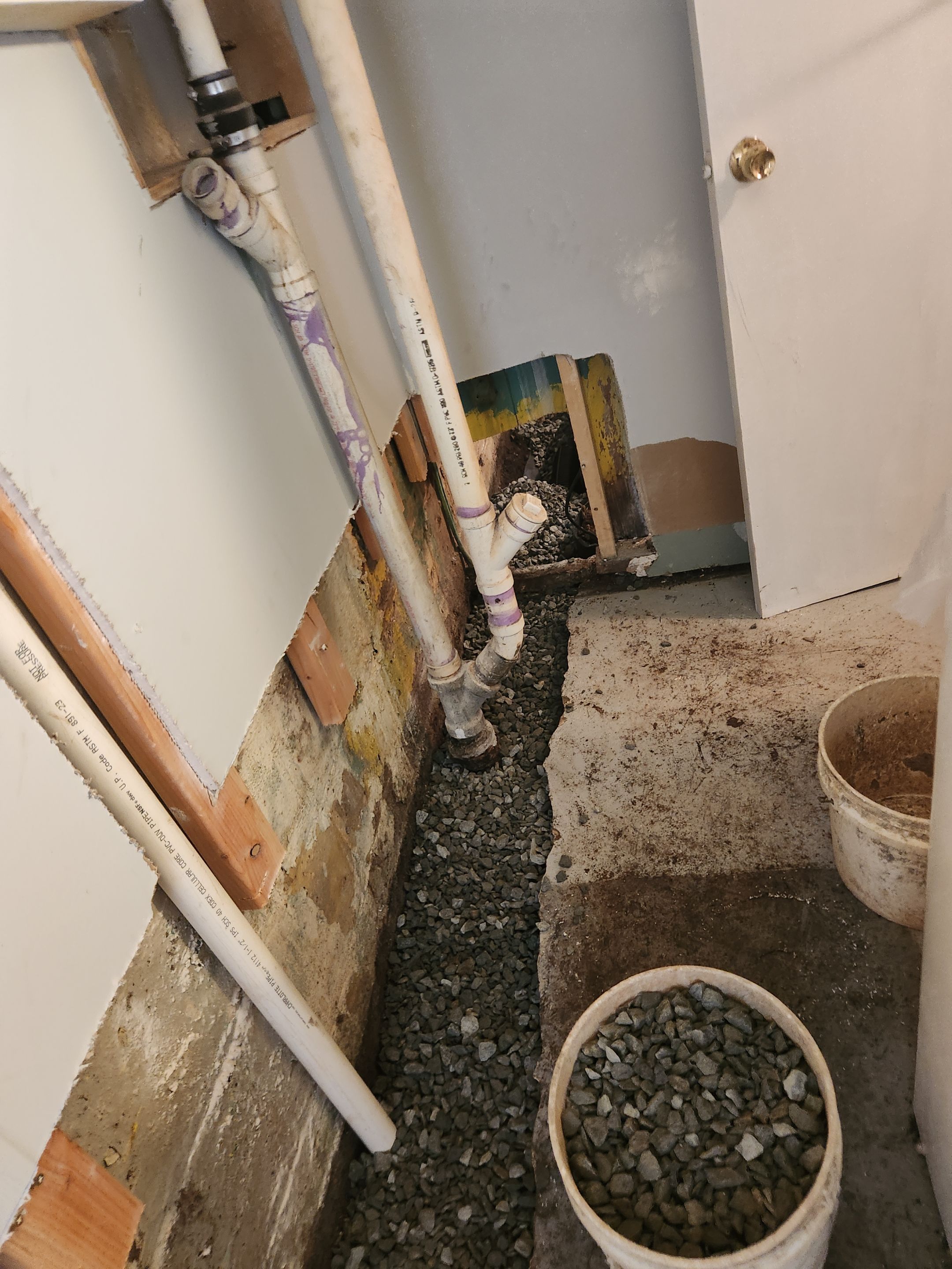 Interior French Drain West Orange NJ by Pure Service Pro, LLC 