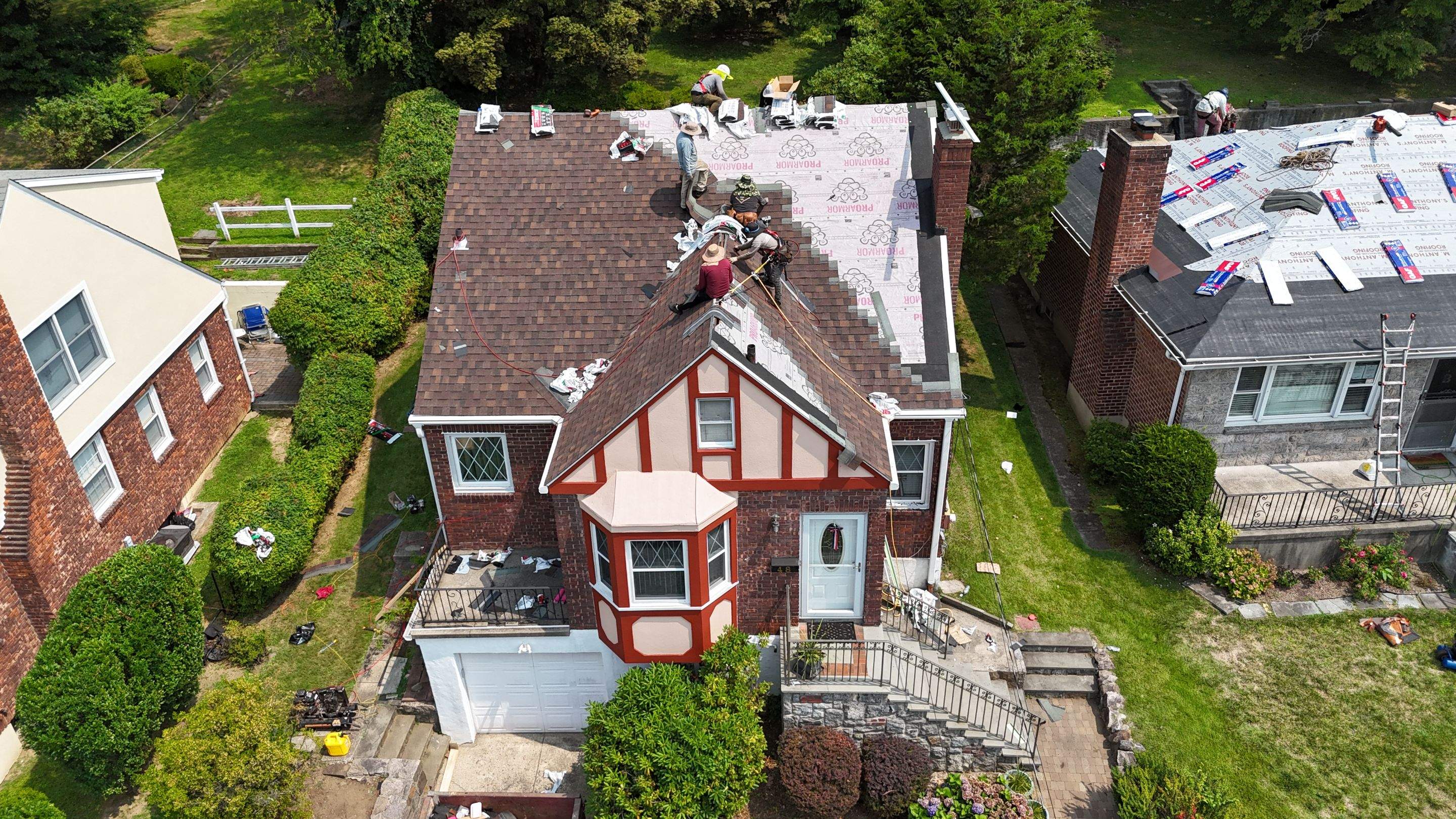 Project in Yonkers by The Energy Efficient Roofer & George's Seamless Gutters