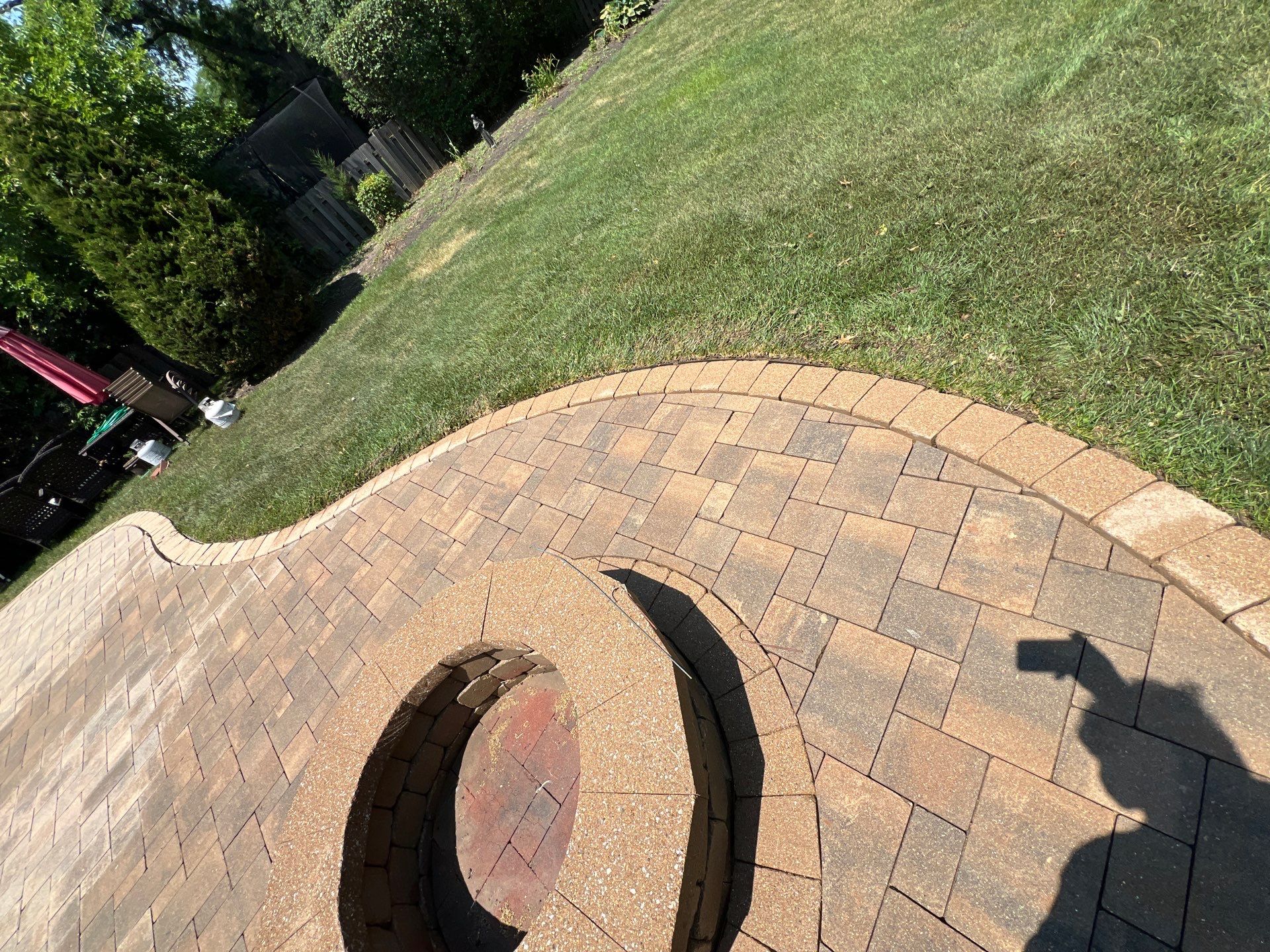 Brick Paver cleaning and sealing by Northern Power Washing LLC.