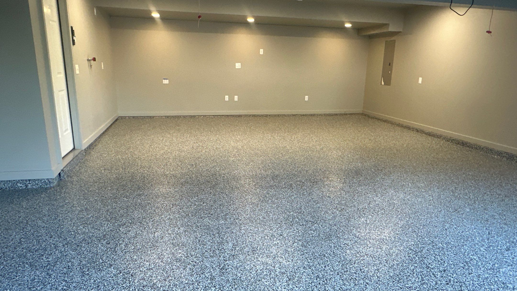 David M. took his garage up a notch with Brand new cabinets and an amazing floor by Banner Garage