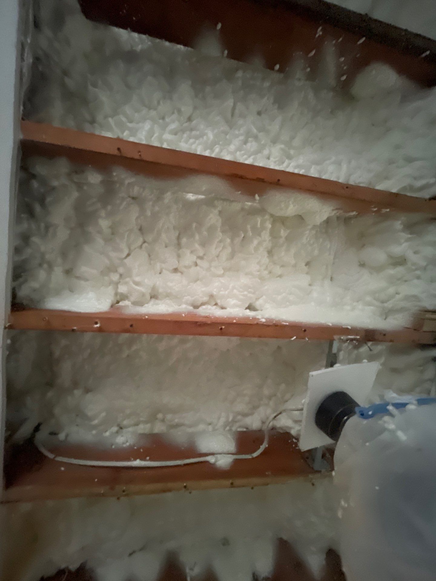 Attic Insulation using open cell spray foam by NYS Foam & Energy