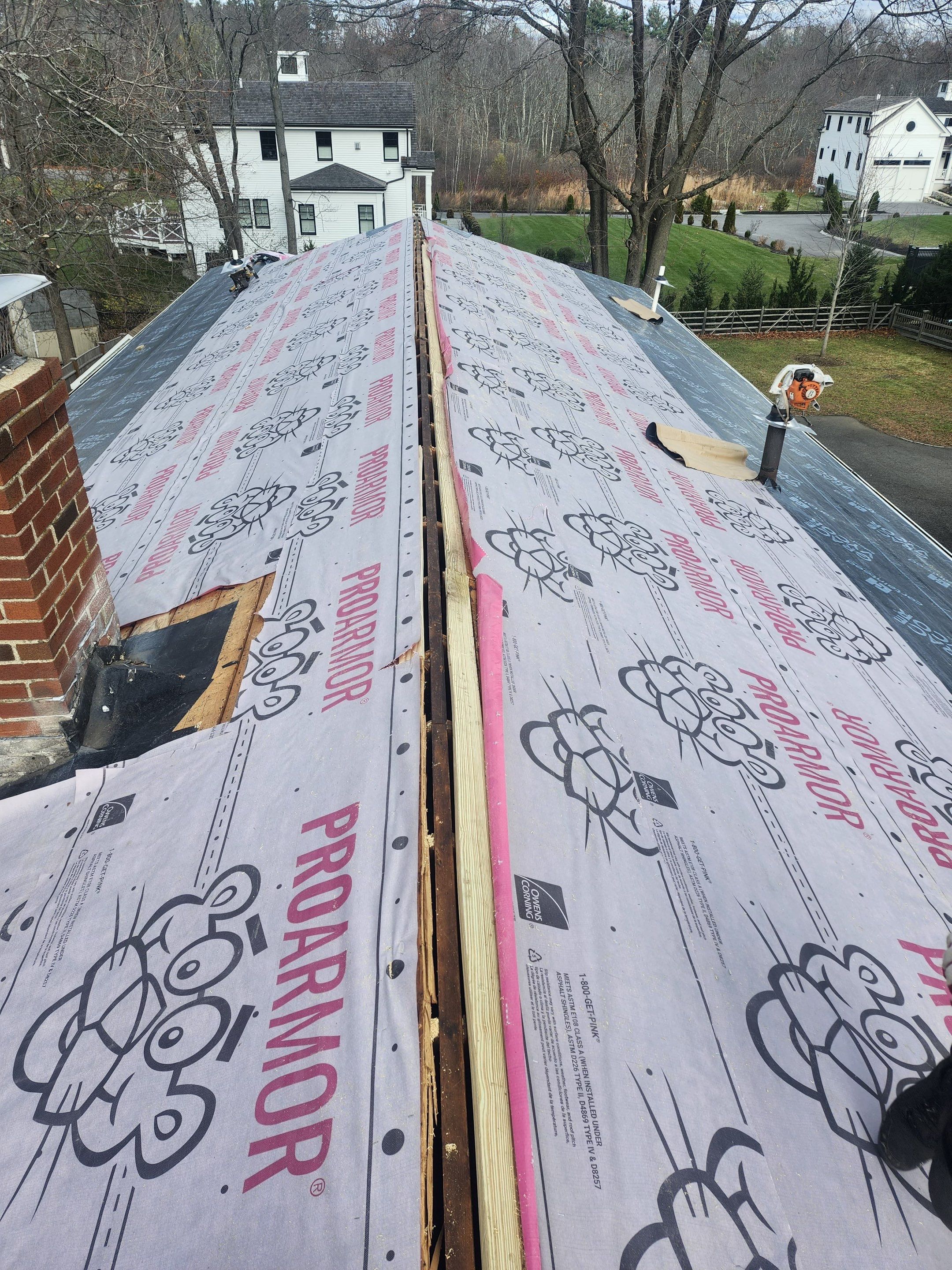 Concord Complete Roof Replacement with Terra Cotta Shingles & Balanced Ventilation by Mighty Dog Roofing of Greater Middlesex County