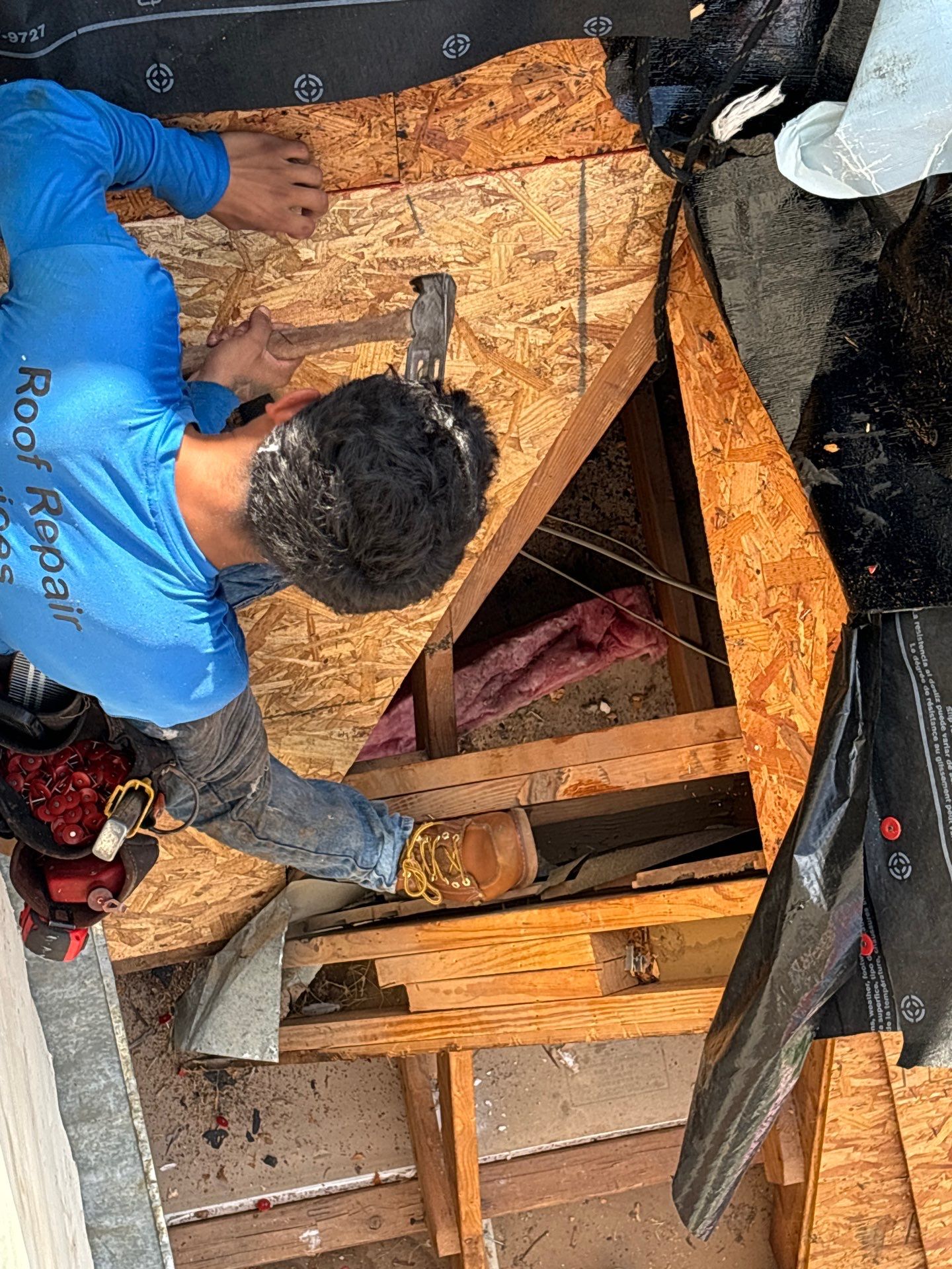 Residential Roofing Installation using Owen's Corning Duration (Lifetime) Shingles by Roof Repair Company