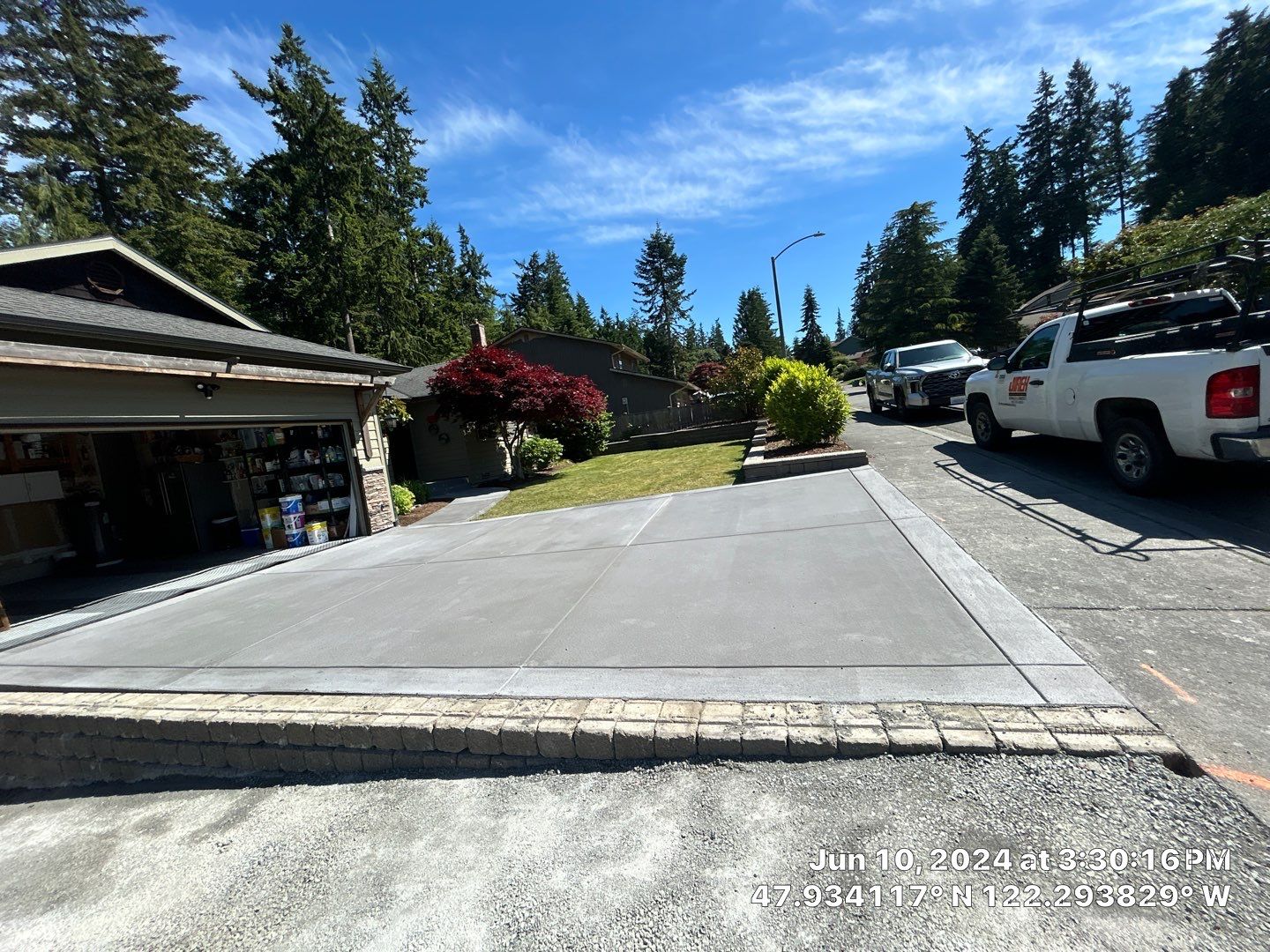 James | Concrete Driveway, Walkway & Stairs/Porch and & Planting by Jireh Asphalt & Concrete Inc 