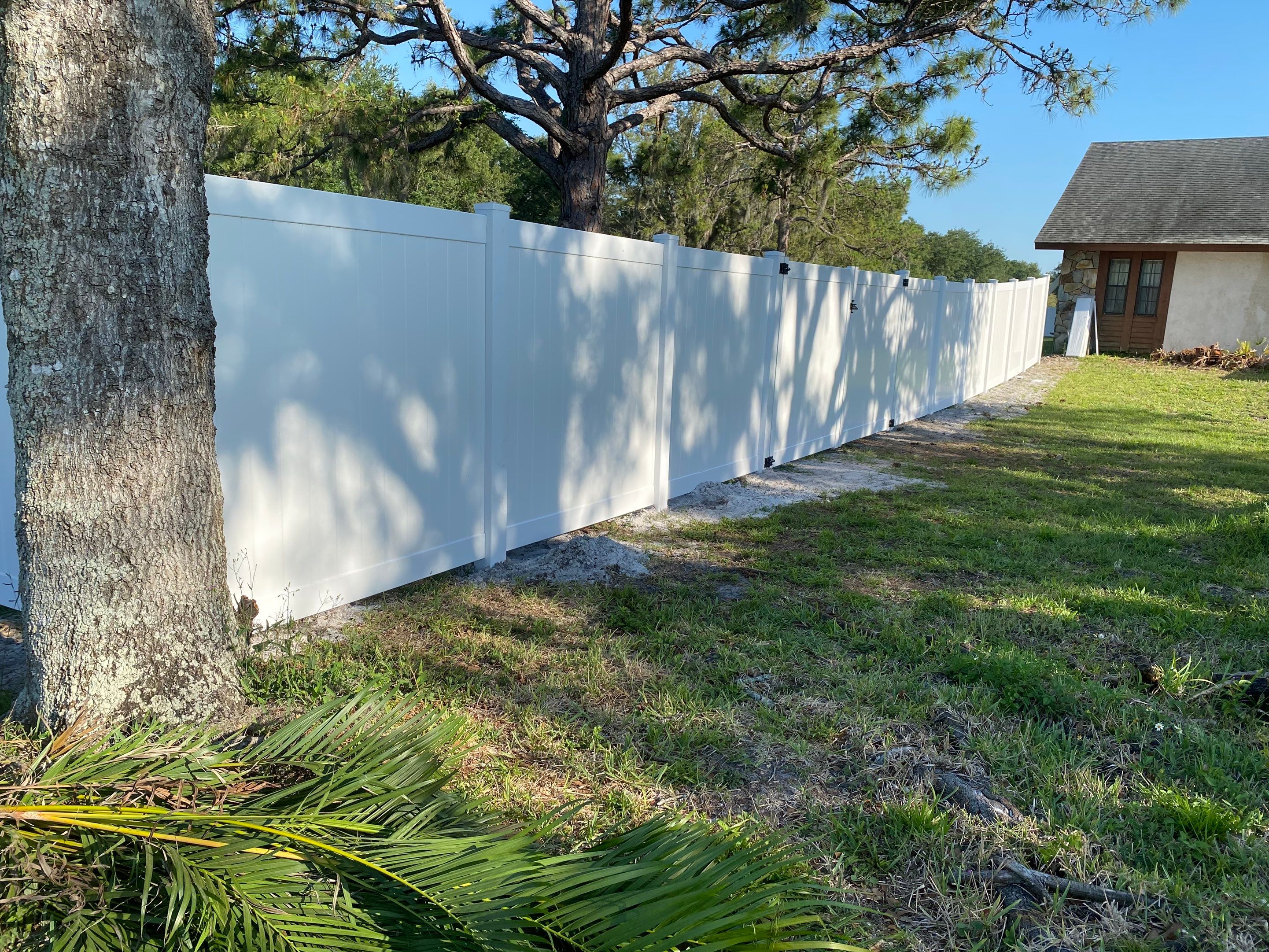 Sarasota, FL 6 ft. Tall White Vinyl Privacy Fence by Asap fence and gates, LLC