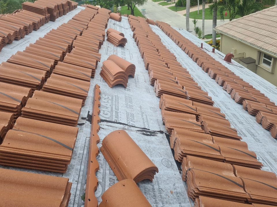 Residential Roofing Installation using Eagle Roofing Tile by BLUES BROTHERS ROOFING