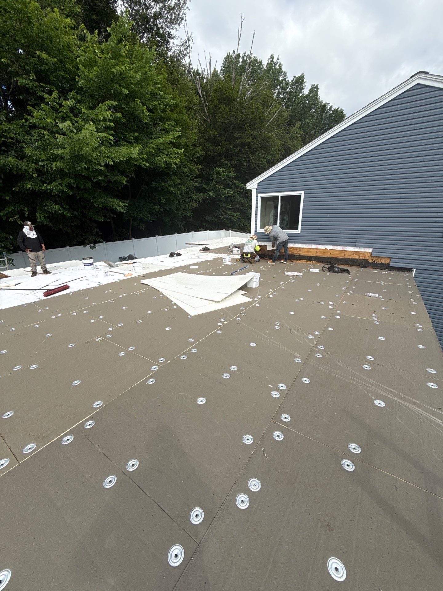 EPDM Flat Roof Installation + Seamless Gutter Upgrade by Mighty Dog Roofing of Greater Middlesex County