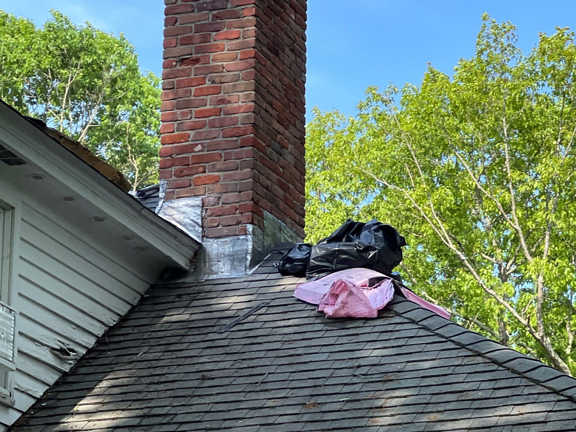Chimney Reflashing & Roof Ventilation Upgrade | Harvard, MA by Mighty Dog Roofing of Greater Middlesex County
