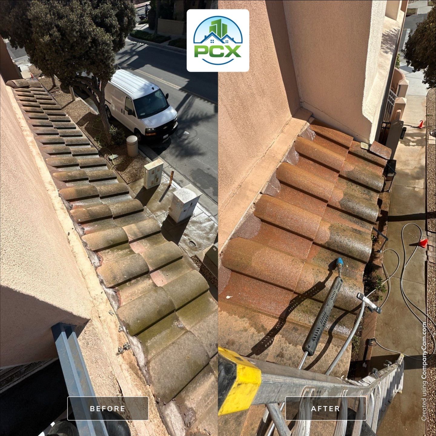 Huntington Beach Pressure Washing on Roof by Property Cleaning Experts, LLC