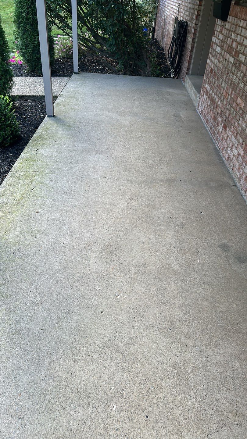 Twilight Garage, Walkway and Porch Project in Pittsburgh by Floors in a Day, Inc