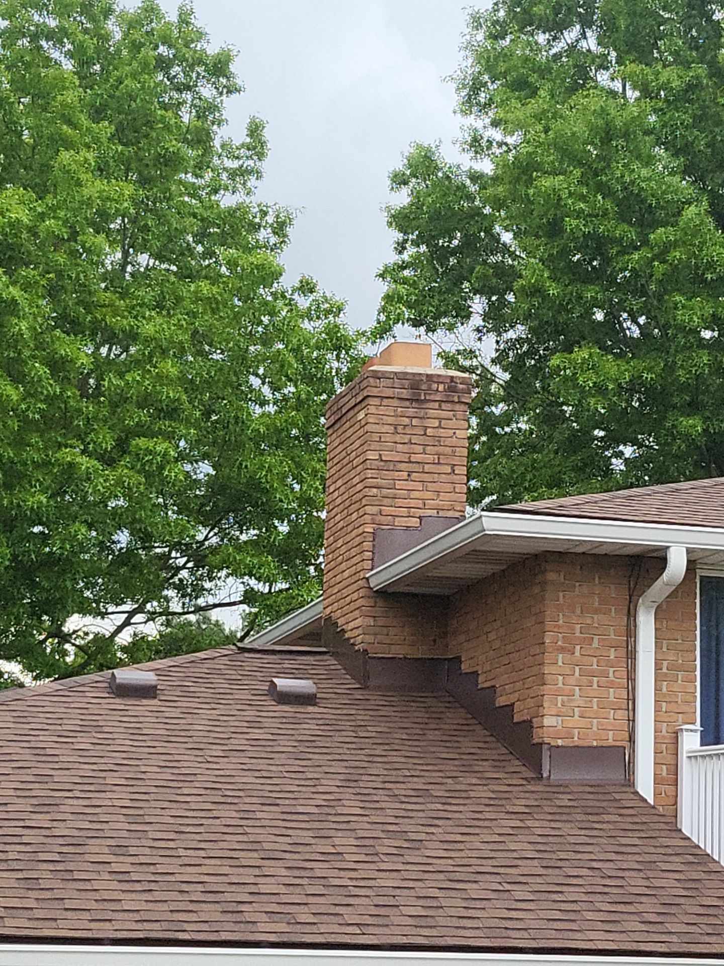 Atlas Pinnacle, Color, Burnt Hickory, Drip Edge, Color, Royal Brown by Eagle Eye Roofing