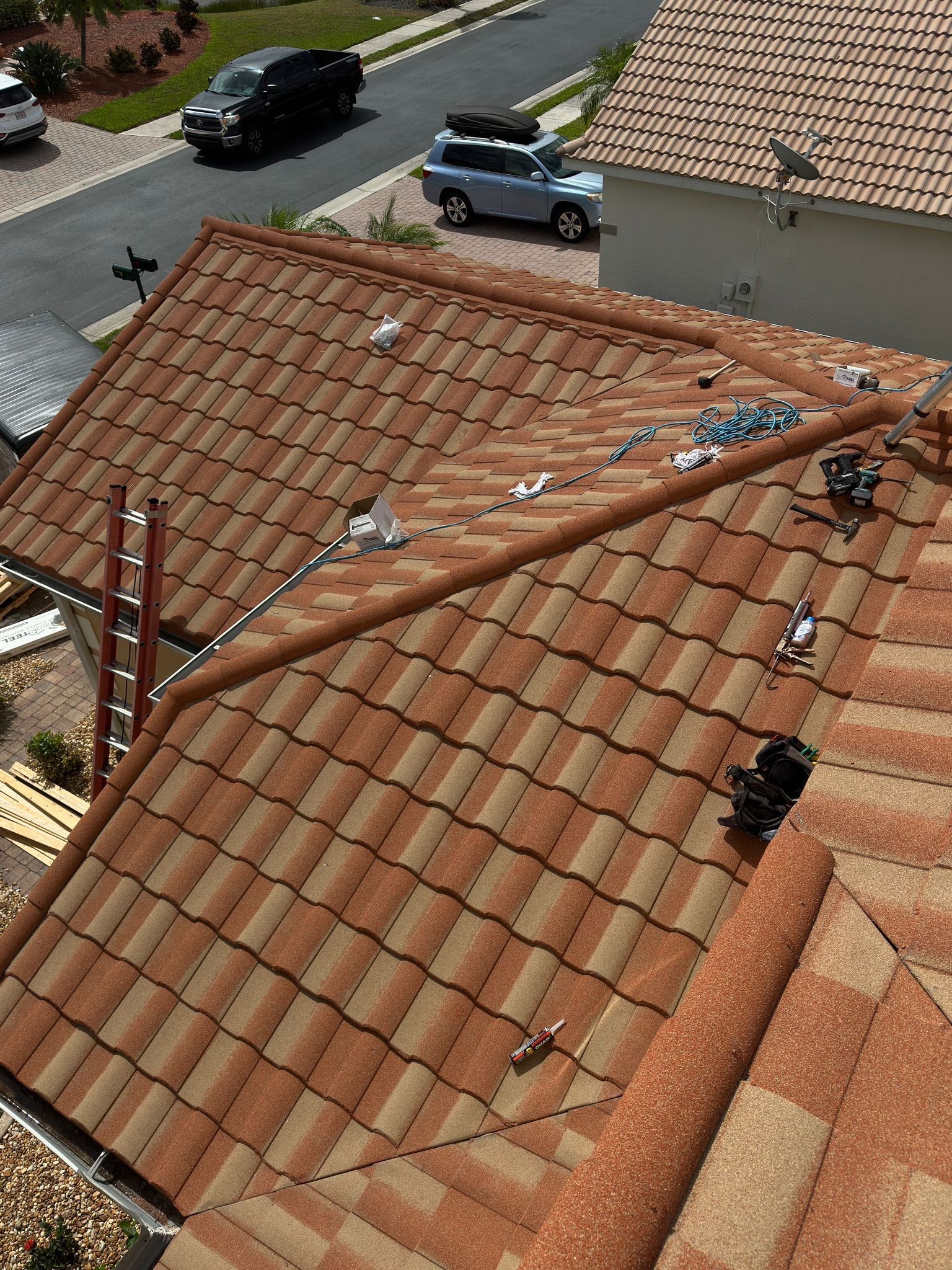 Residential Roofing Installation using Westlake (Boral) Stone Coated Steel by Four Peaks Roofing