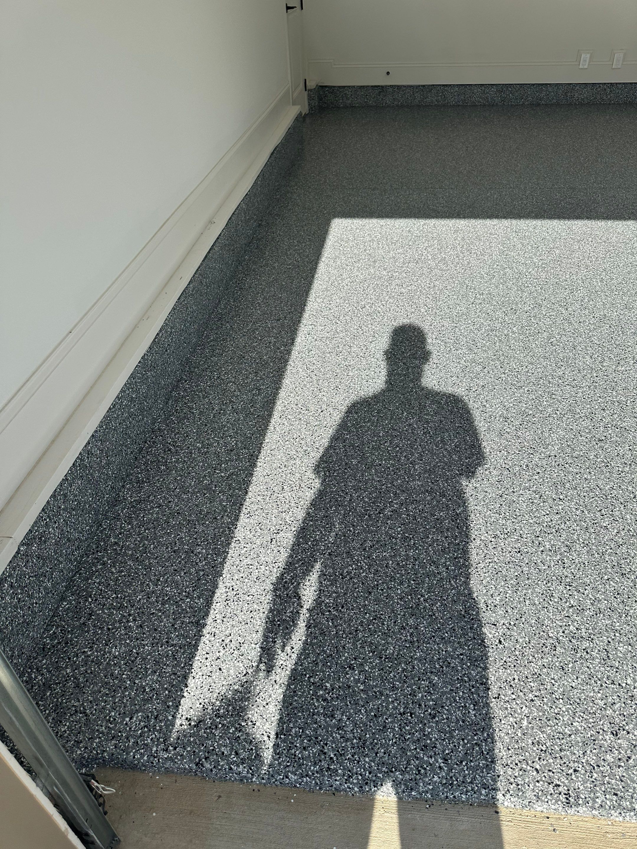 Garage Floor Coating using Wombat by My Garage Floor Guys