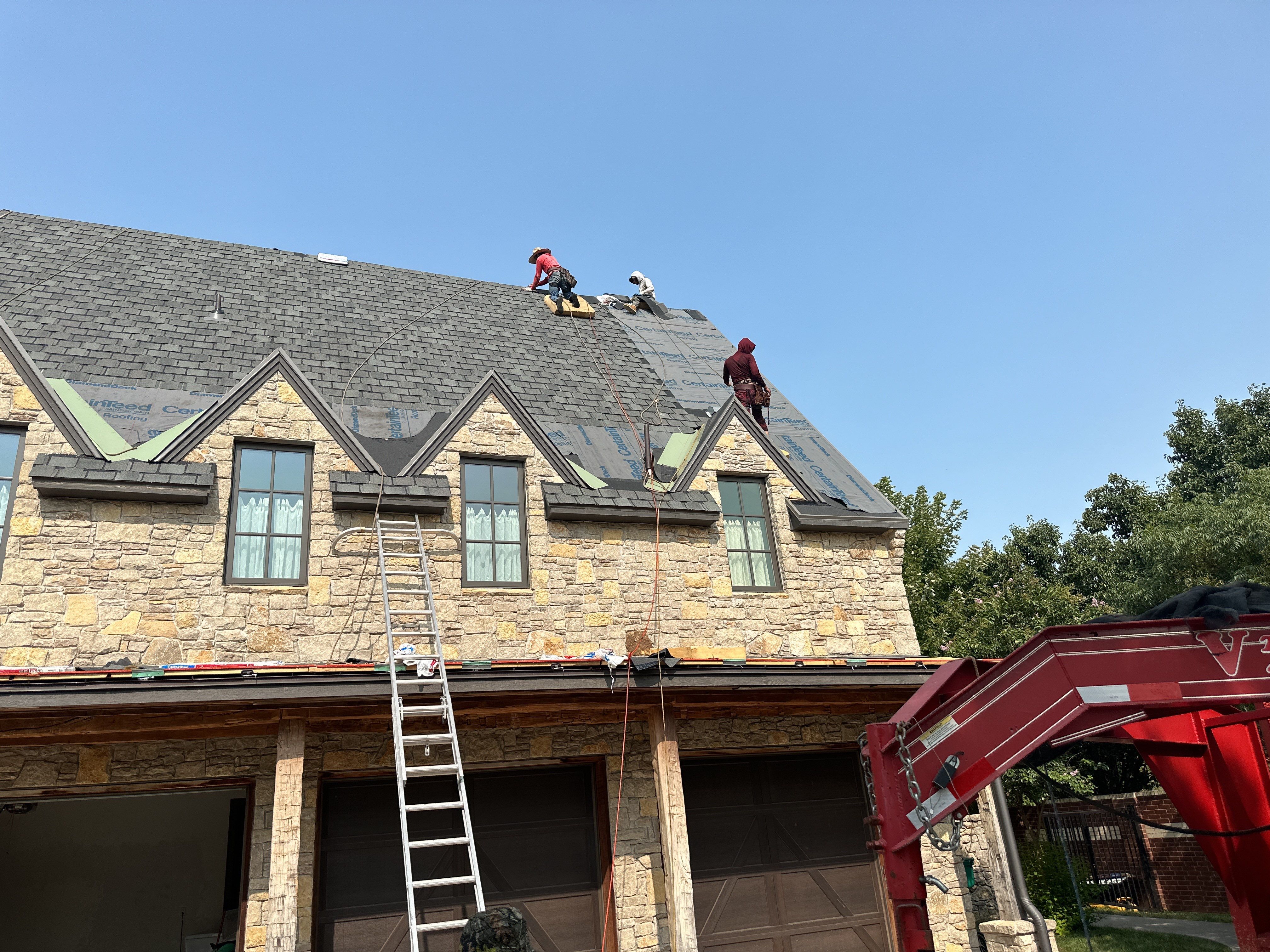 Reroof using Certainteed Belmont IR by Castillo Roofing