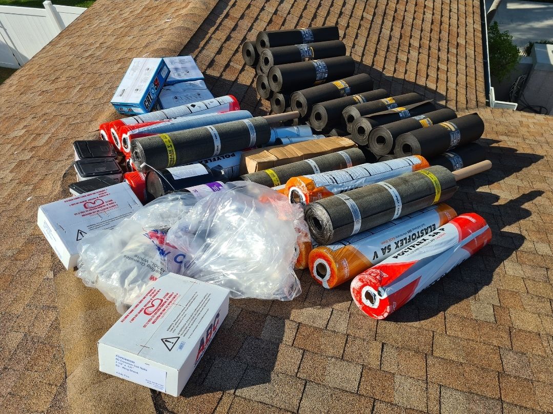 Residential Roofing Installation using 1" Nail strip metal roof by BLUES BROTHERS ROOFING