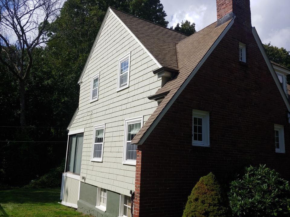 Gutter Installation using Half Round Aluminum Gutter in Medford, MA by Gutter Pro Enterprises