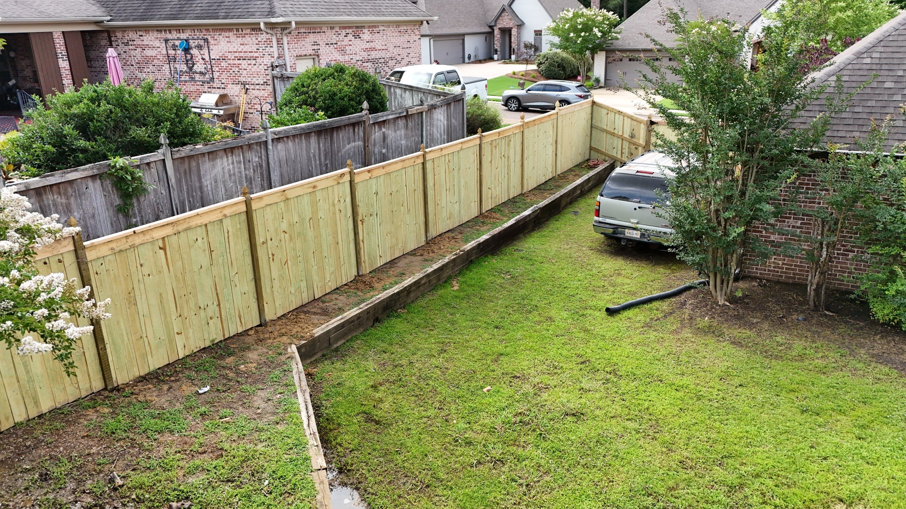 6' Treated Pine Good Neighbor 4x4 Posts by Roberson Construction LLC