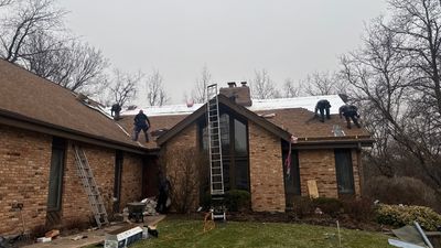 Turtle Shell gutter protection installation in West Chicago, IL 60185, photograph 69