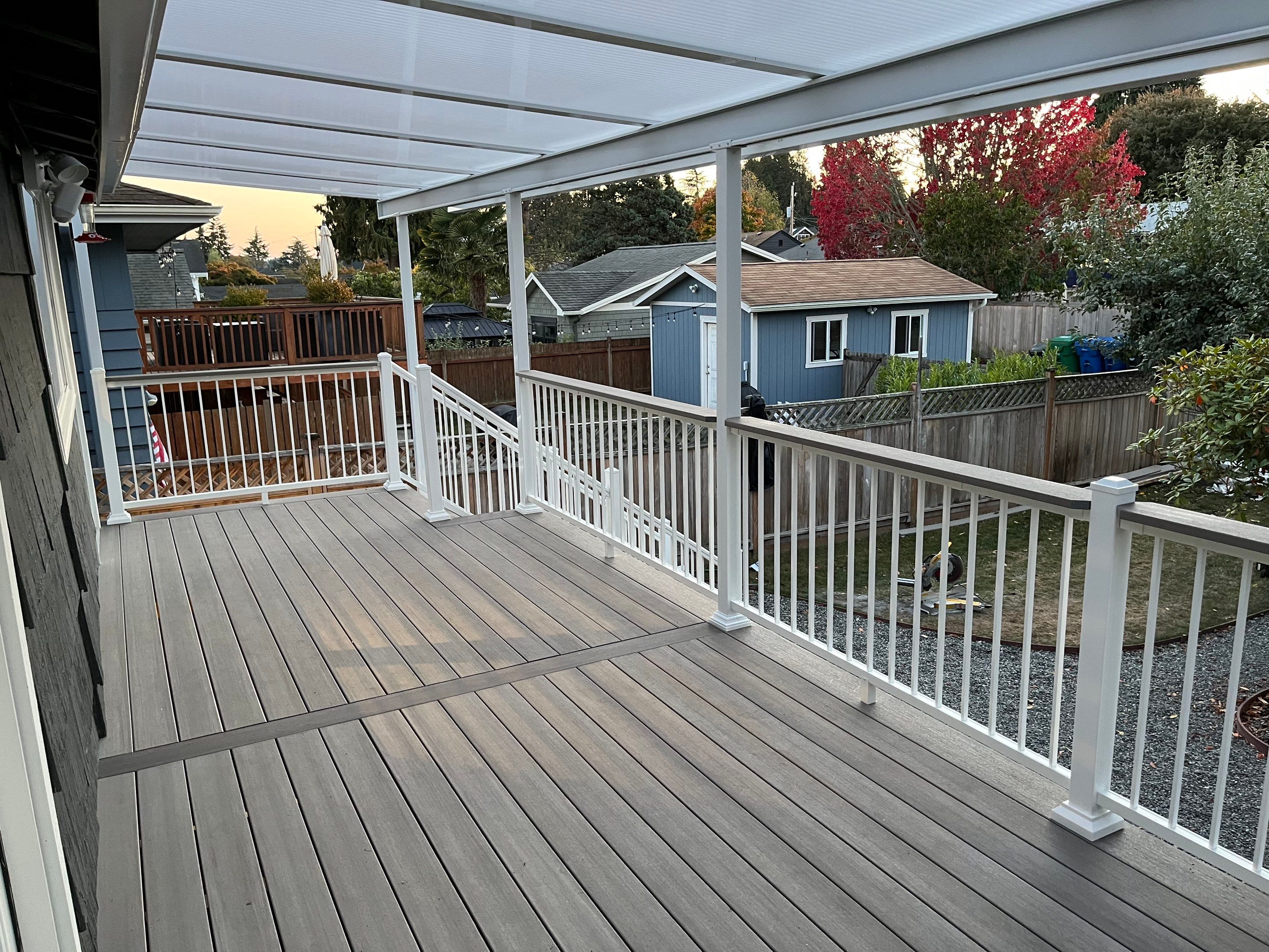 Azek Coastline Deck by Alki deck builders 