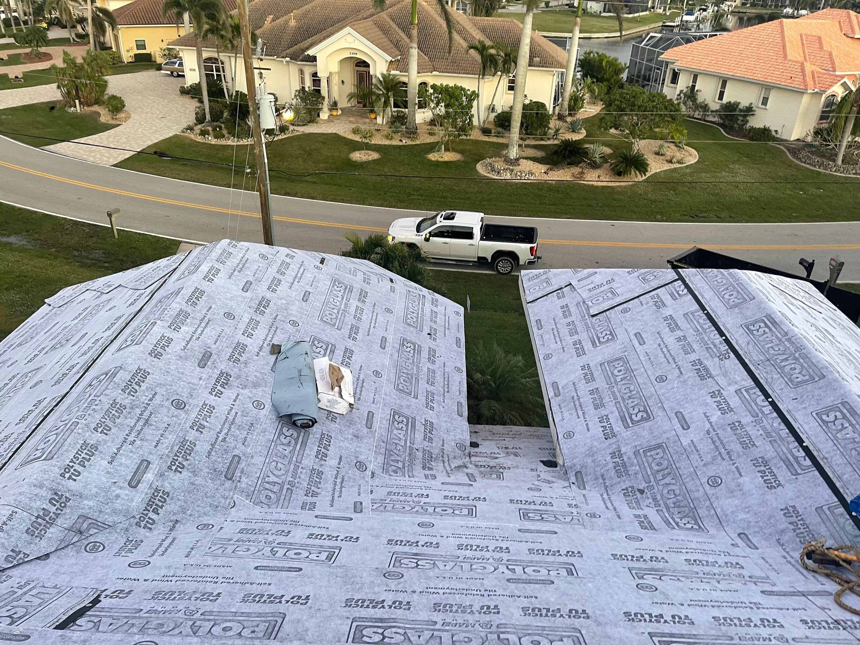 Residential Roofing Installation using Brava Spanish Tile in Punta Gorda, FL by International Roofing