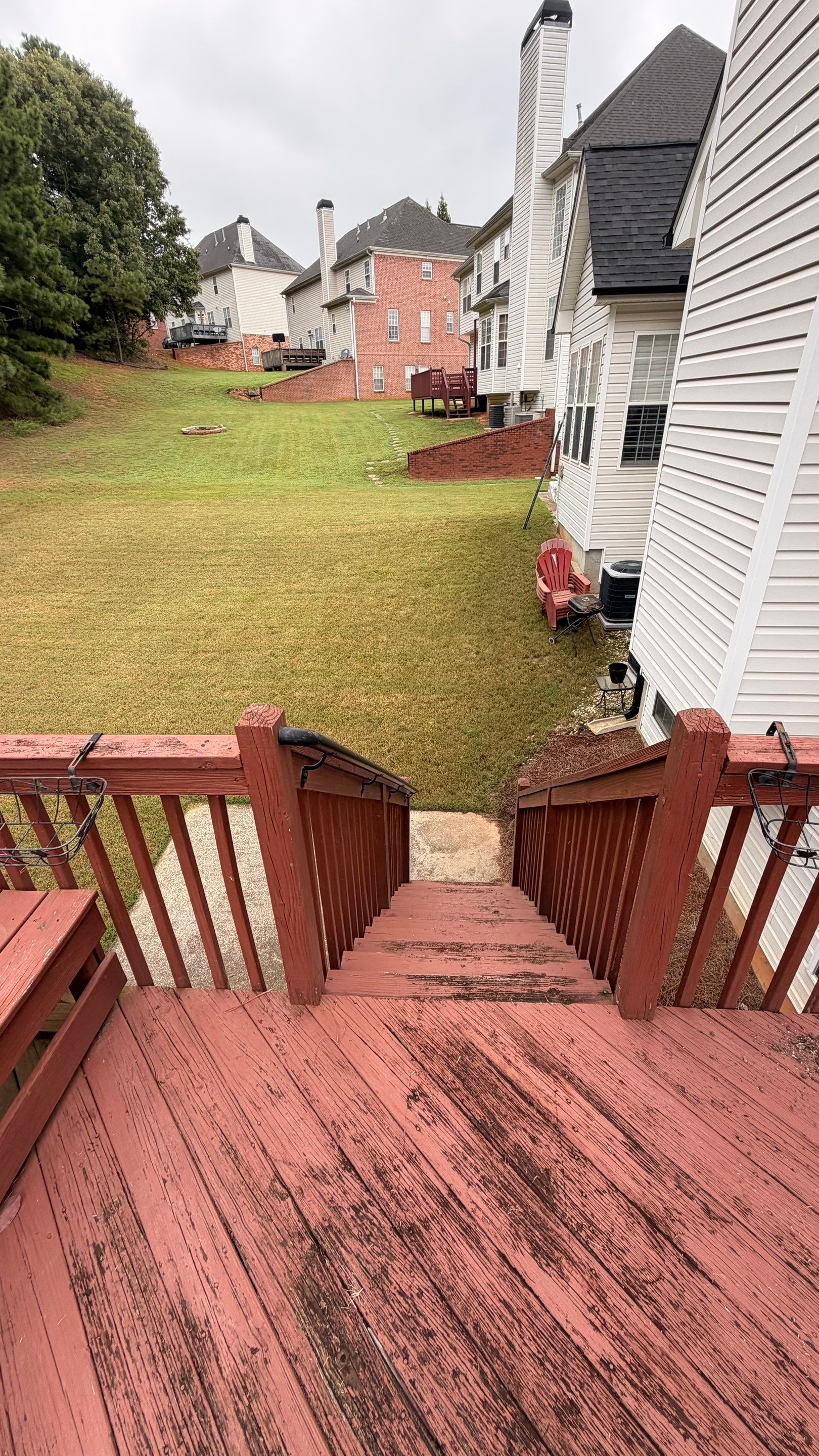 Elevated Pressure-Treated Deck and Staircase Rebuild in Douglasville by Swift Home Renovations