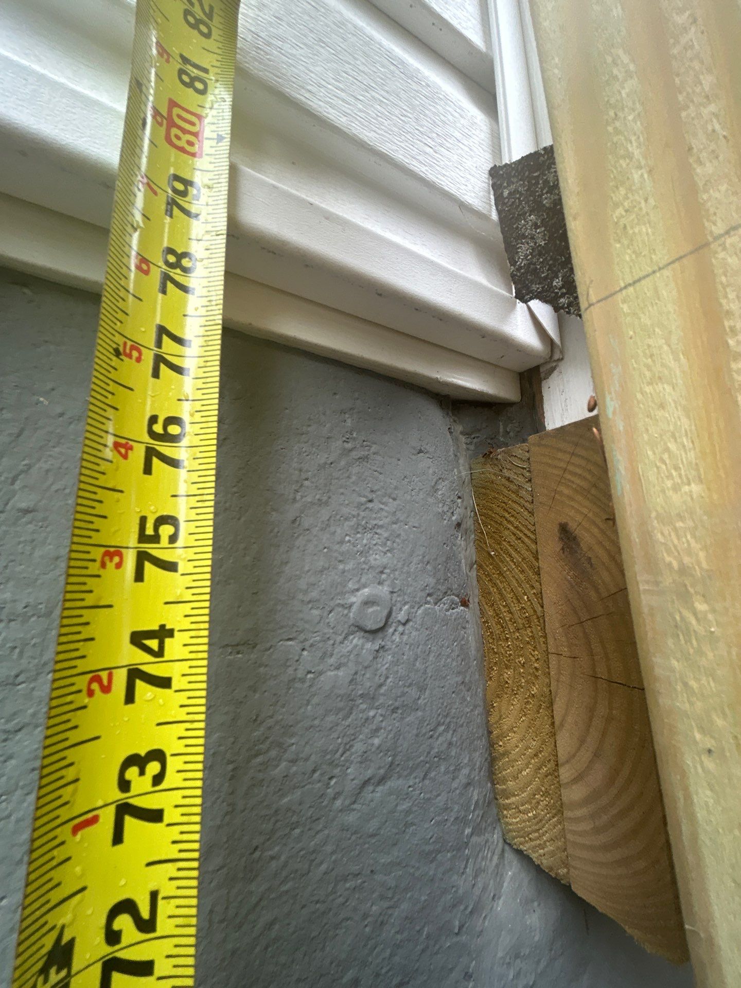 Pressure-Treated Wooden Staircase and Concrete Footing Installation in Schuylkill Haven by Herts Roofing & Construction