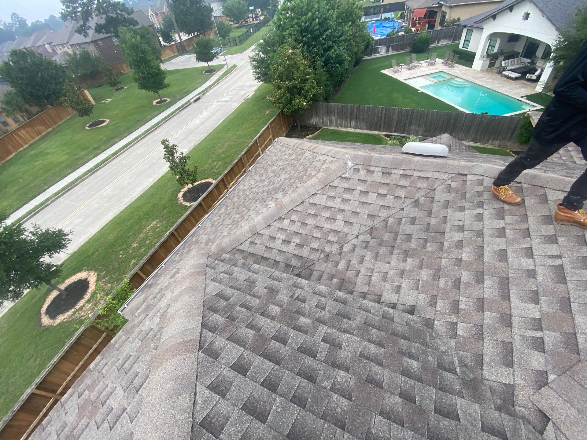 Residential Roofing Repair using Owen's Corning Duration (Lifetime) Shingles by Roof Repair Company