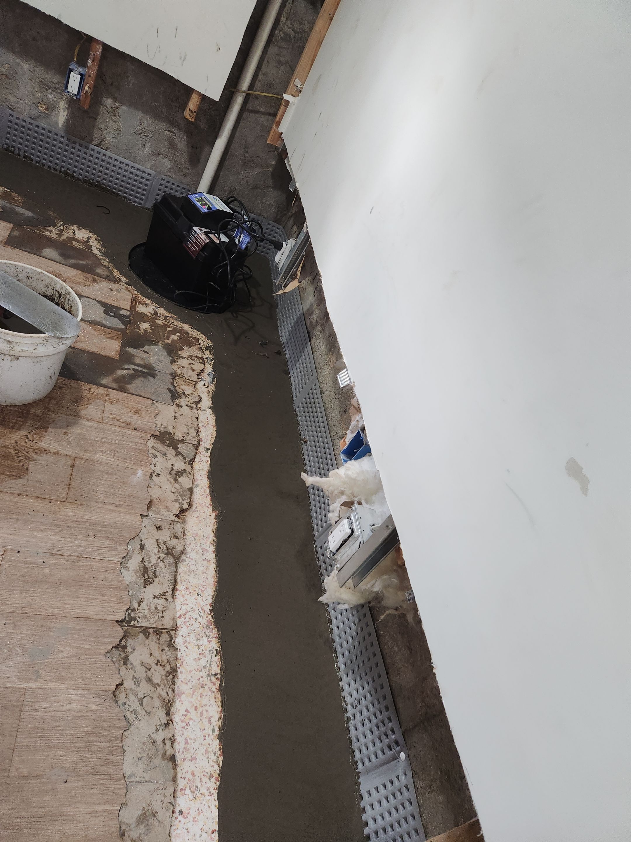 Interior French Drain Kearny NJ by Pure Service Pro, LLC 