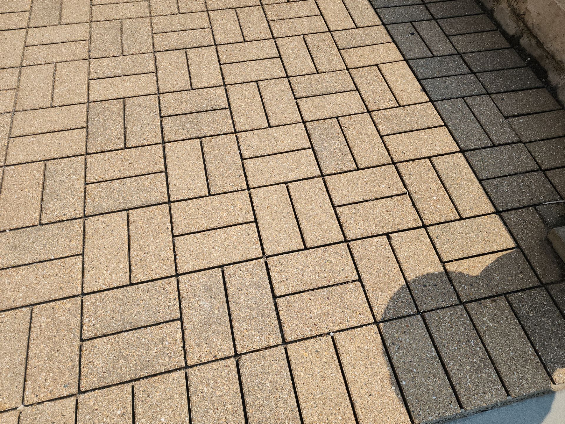 Brick paver cleaning. by Northern Power Washing LLC.