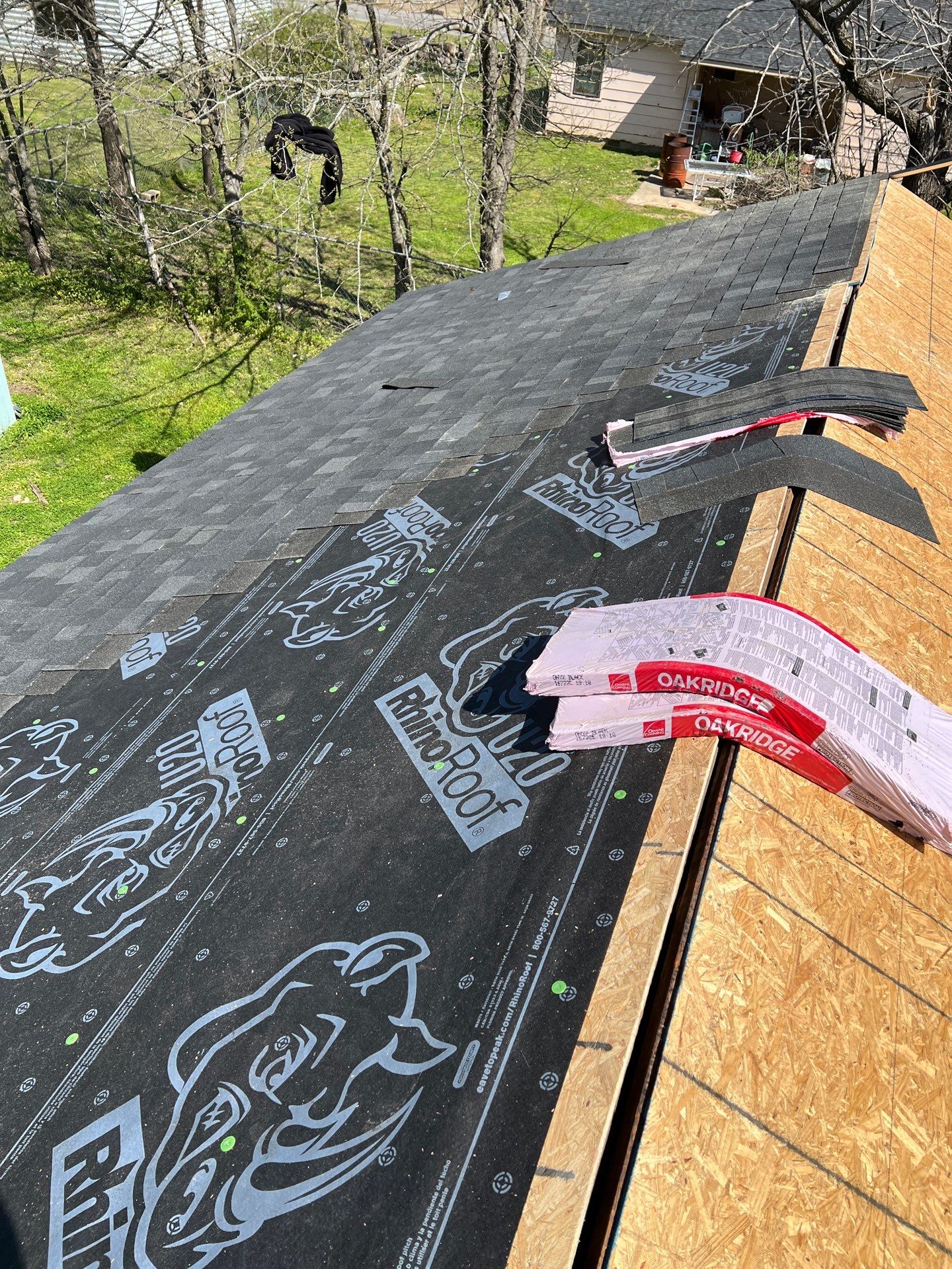 New Roof & Decking Brought to Code. by In & Out Construction & Remodeling, LLC