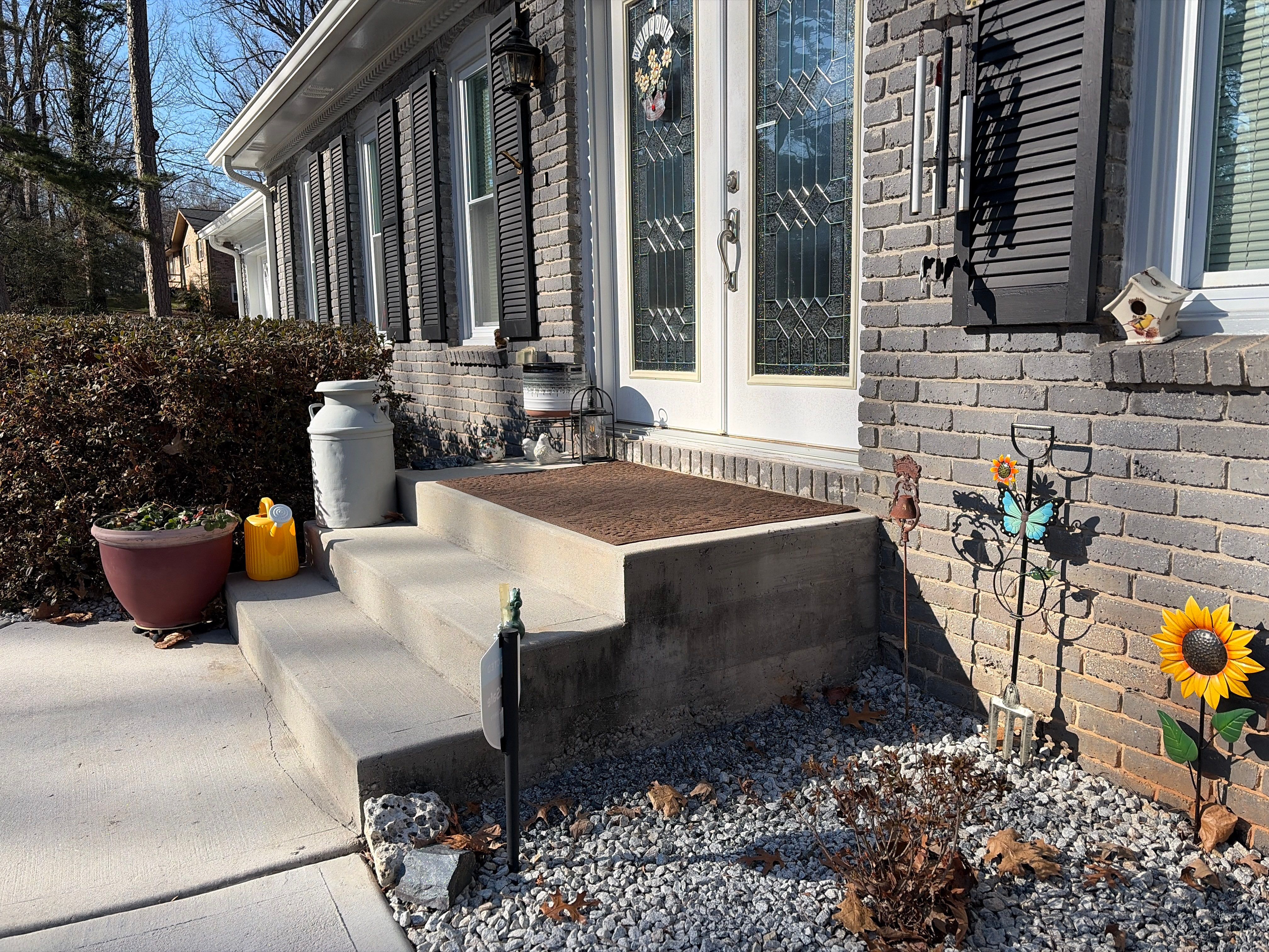 James Hardie Siding Replacement, Trex Railing Install, Exterior Painting, and Staining in Stone Mountain, GA by Nelson Exteriors 