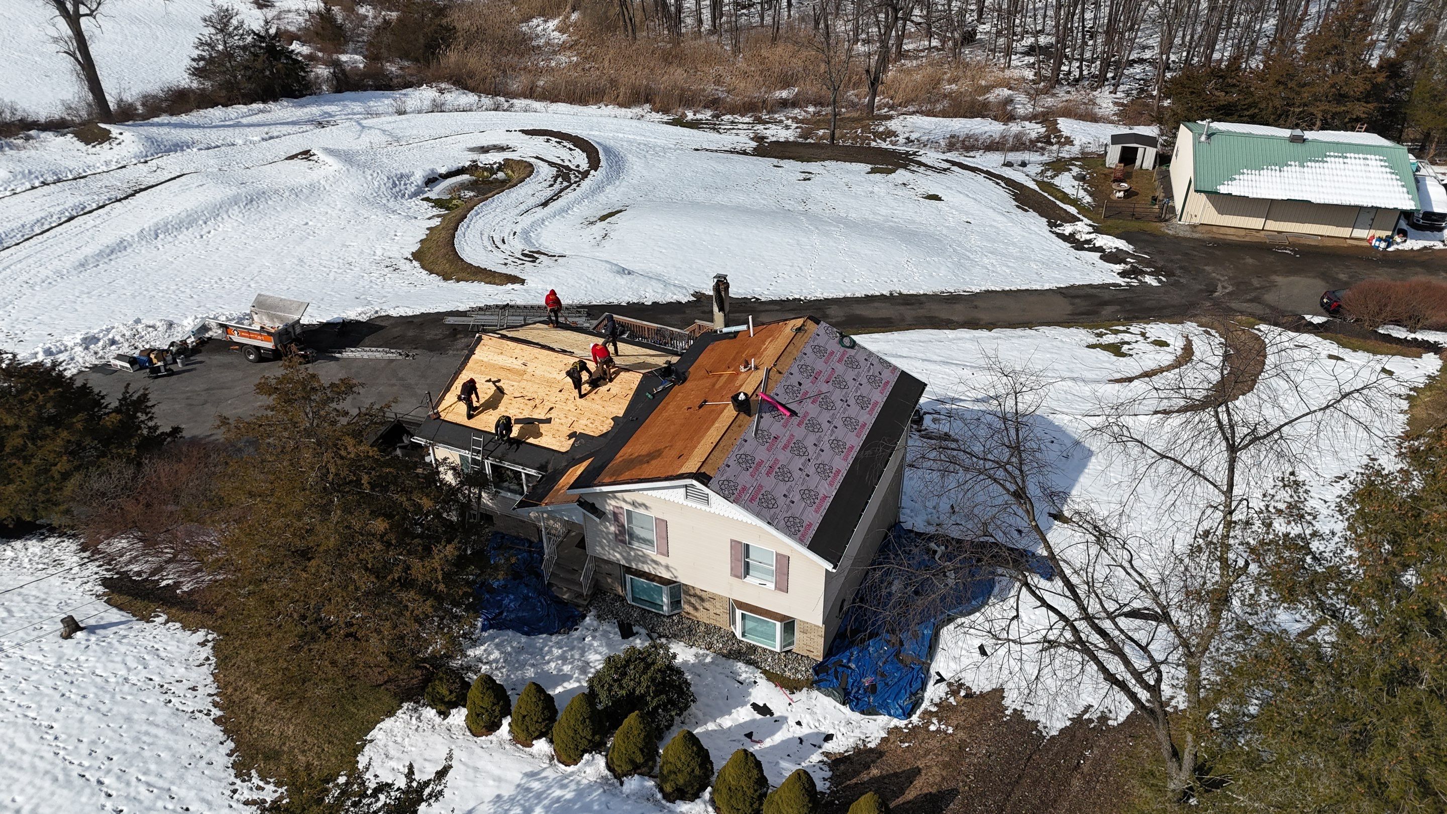 Roof Replacement Project in Lafayette Township, NJ by All State Home Improvement Inc.