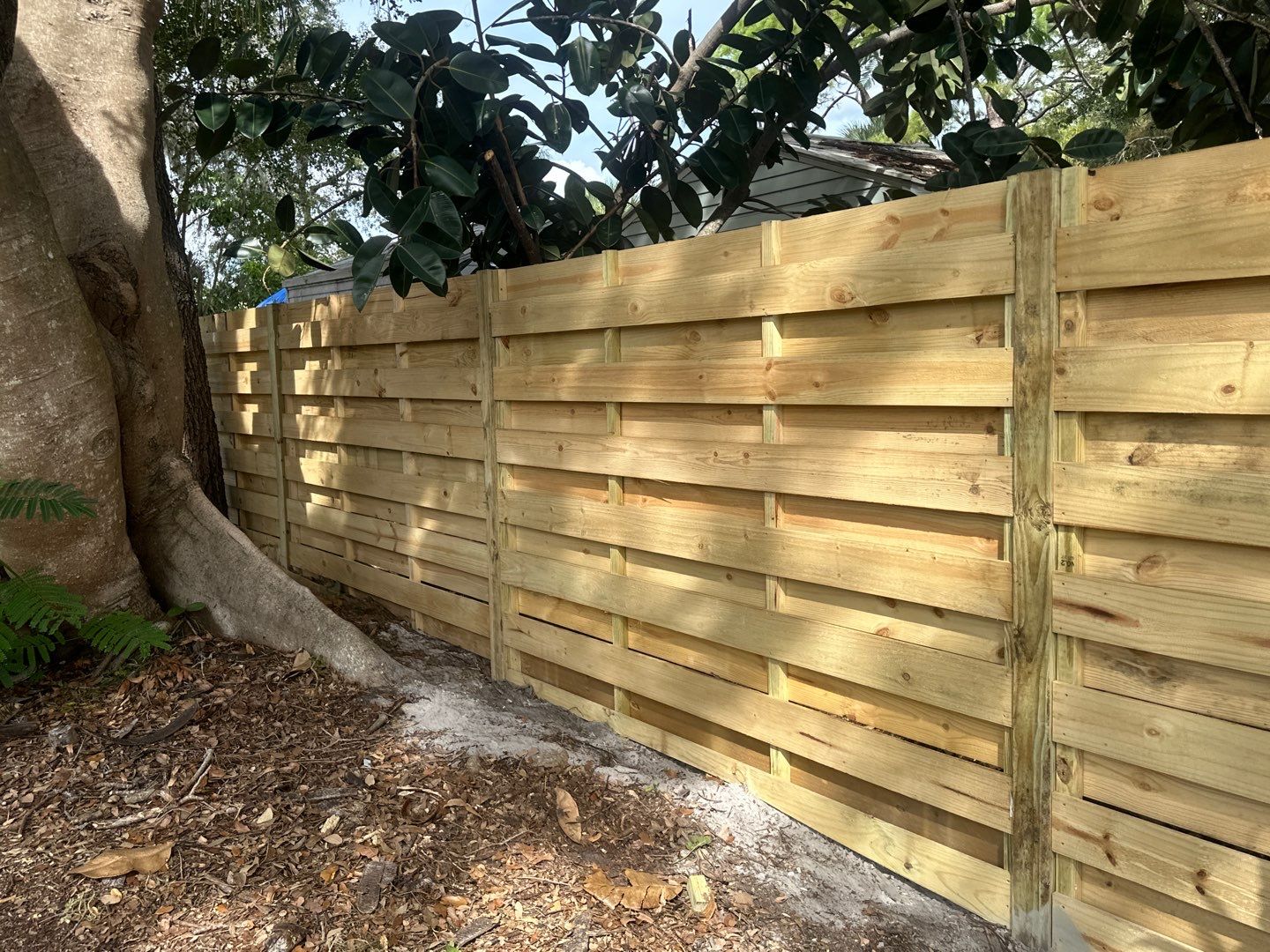Wood Fence Installation using Wood Pressure Treated Fence  by Asap fence and gates, LLC