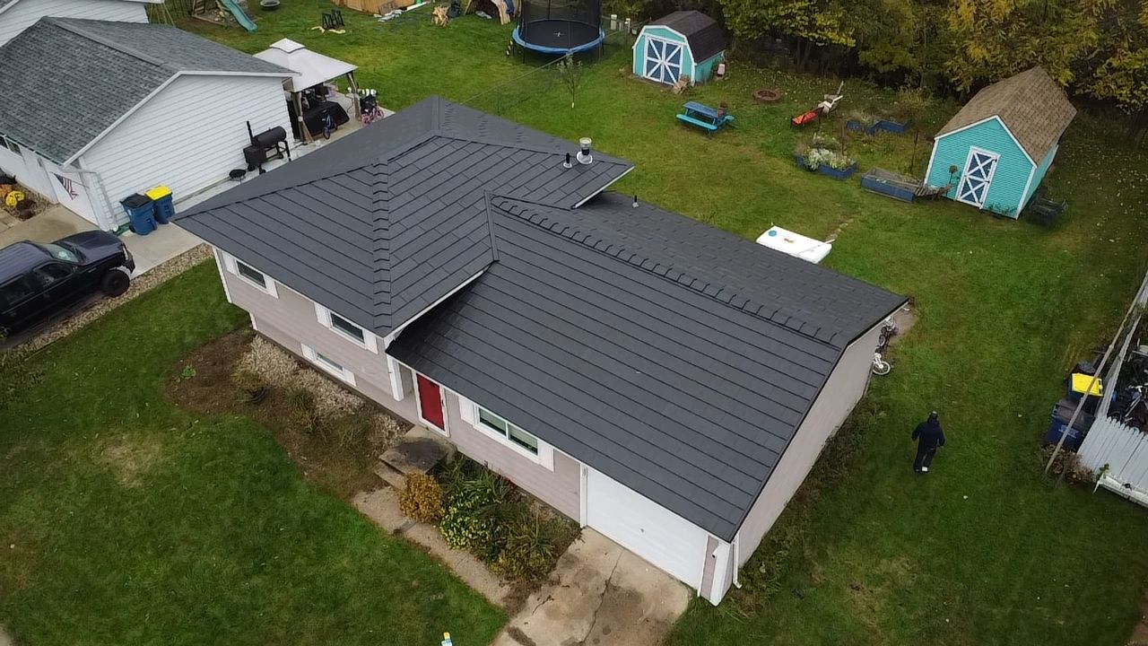 Mishawaka Indiana Metal Slate Roof Installation – Residential Upgrade by 4Ever Metal Roofing