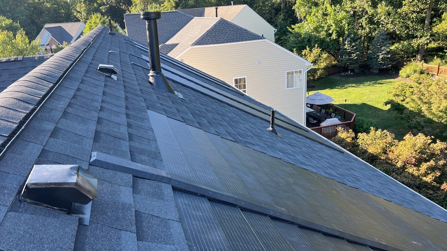 GAF Timberline Solar Roof Ellicott City, MD by American Home Contractors